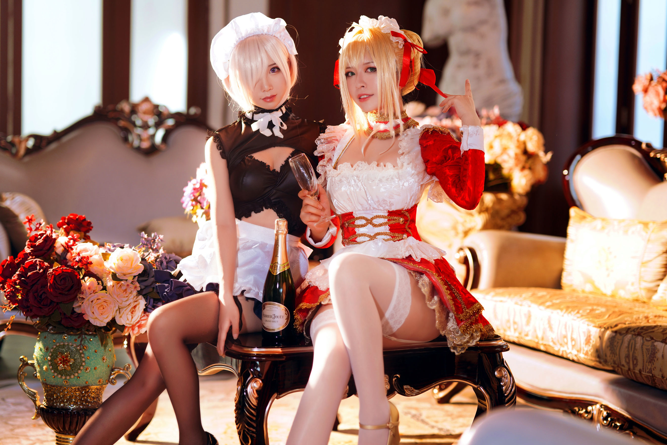 半半子&面饼仙儿 Claudius x Kyrielight Maid [22P]