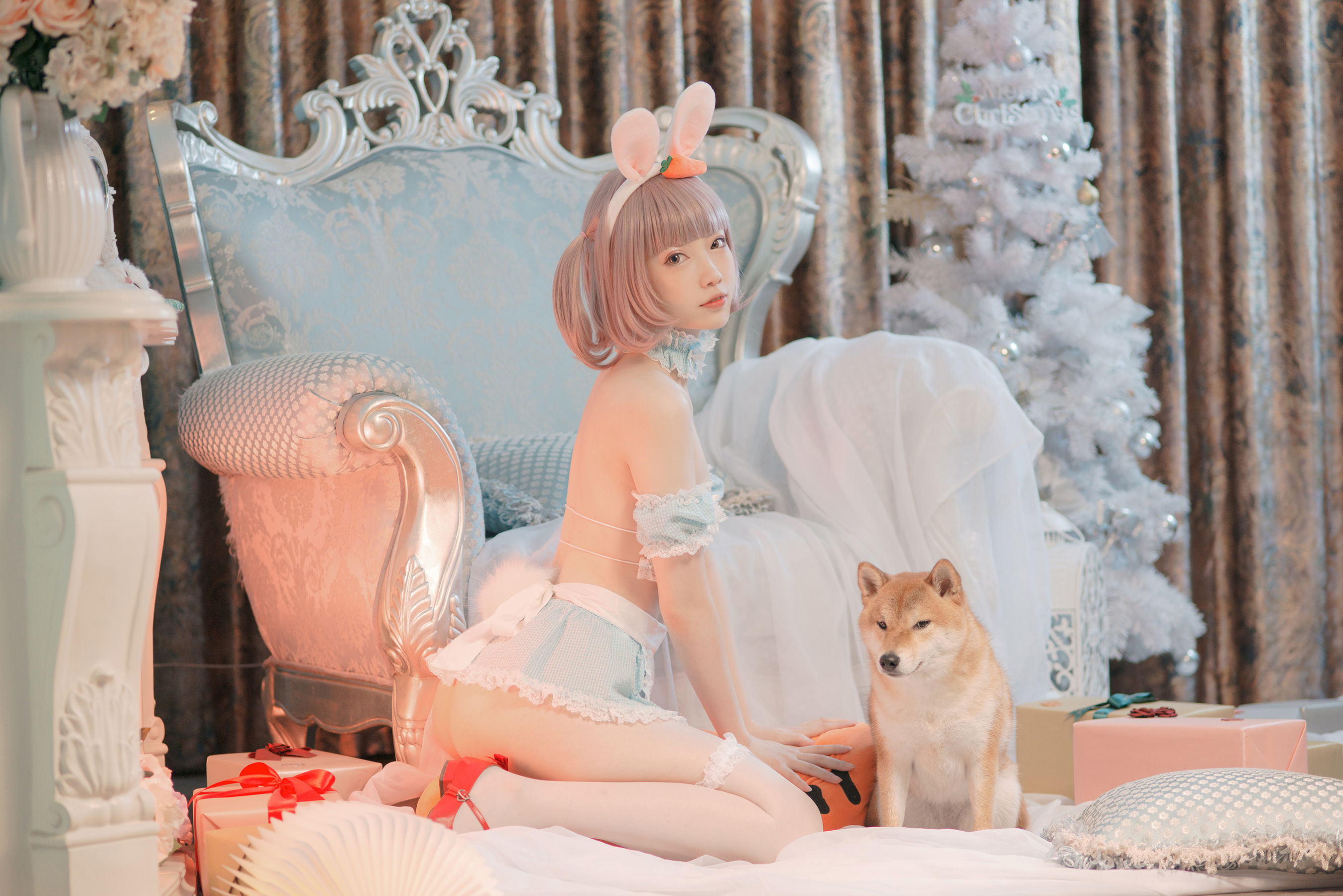 大胸萌妹妖少you1 – 雪兔 [11P]