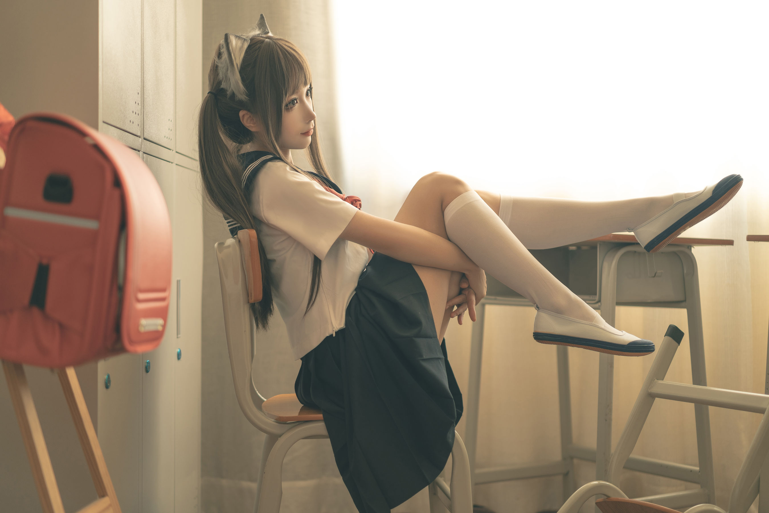 动漫博主蠢沫沫 – 放学后 [70P]