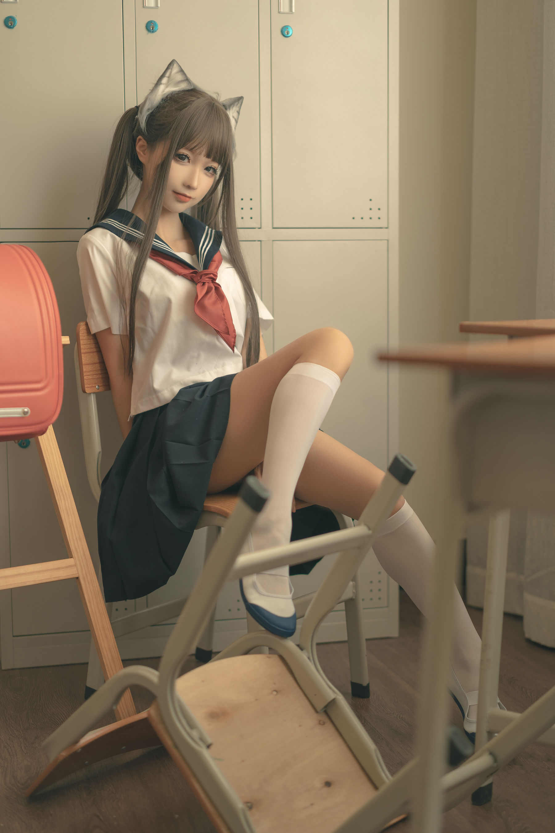 动漫博主蠢沫沫 – 放学后 [70P]