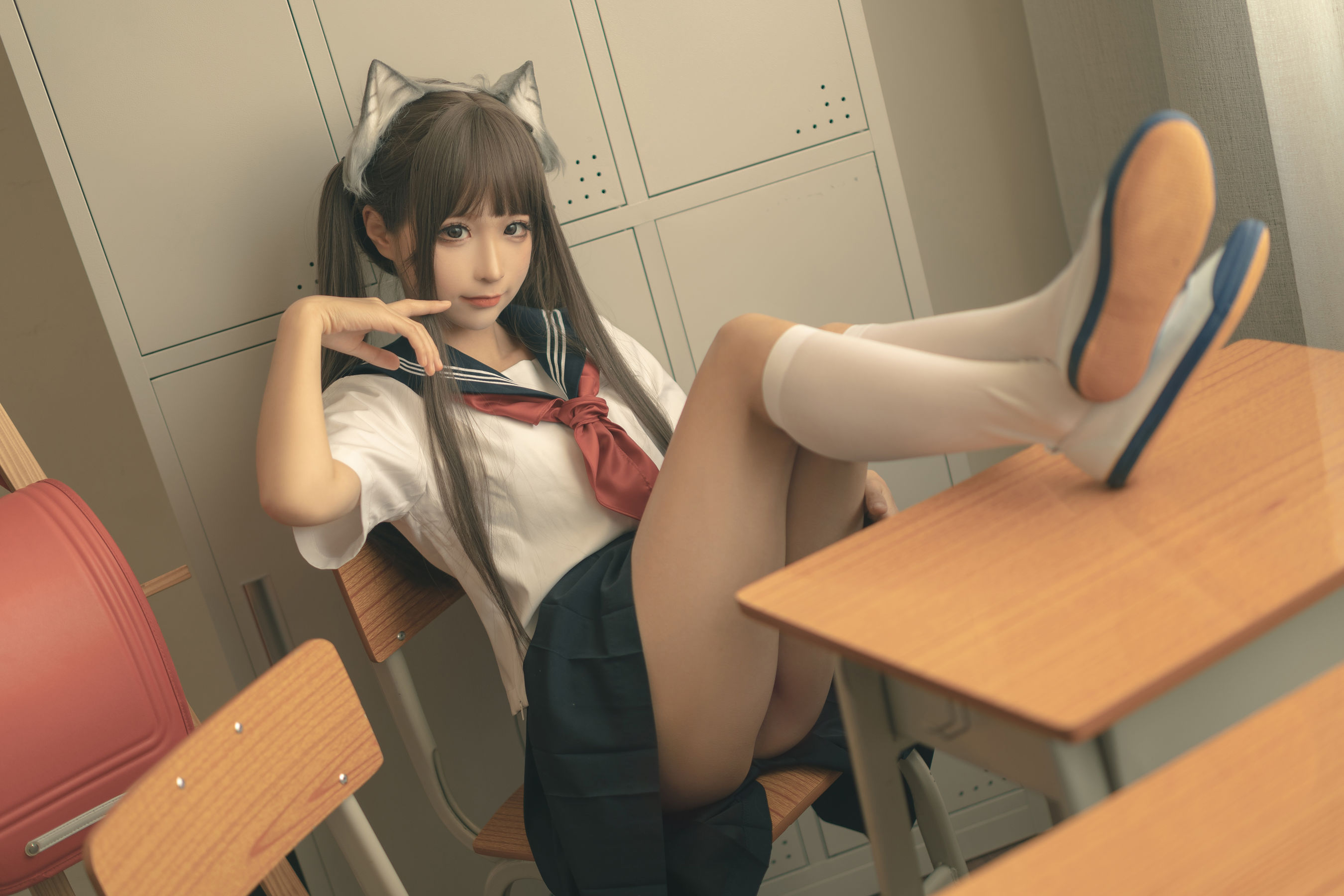 动漫博主蠢沫沫 – 放学后 [70P]