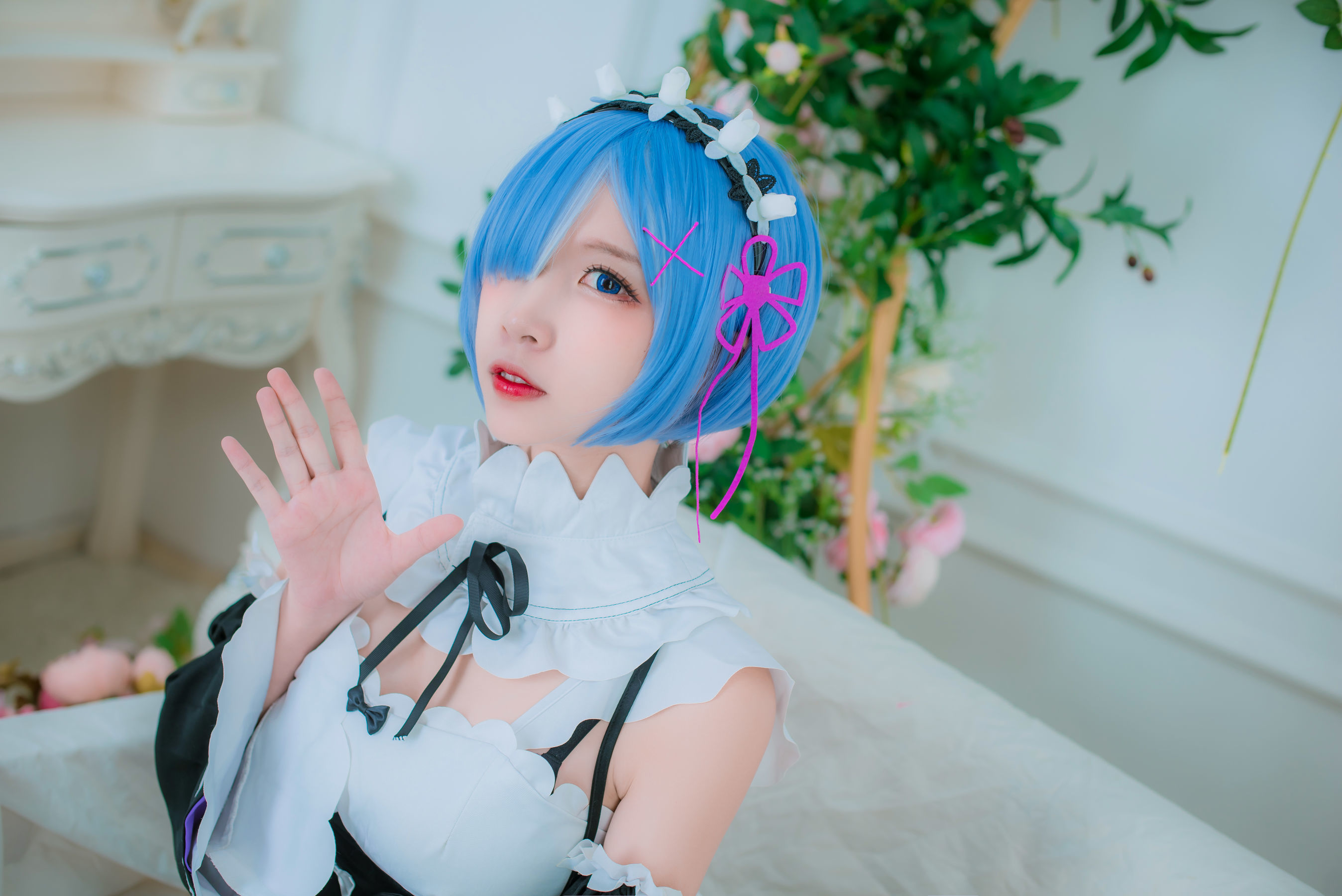 人气Coser二佐Nisa 蕾姆女仆 [33P]