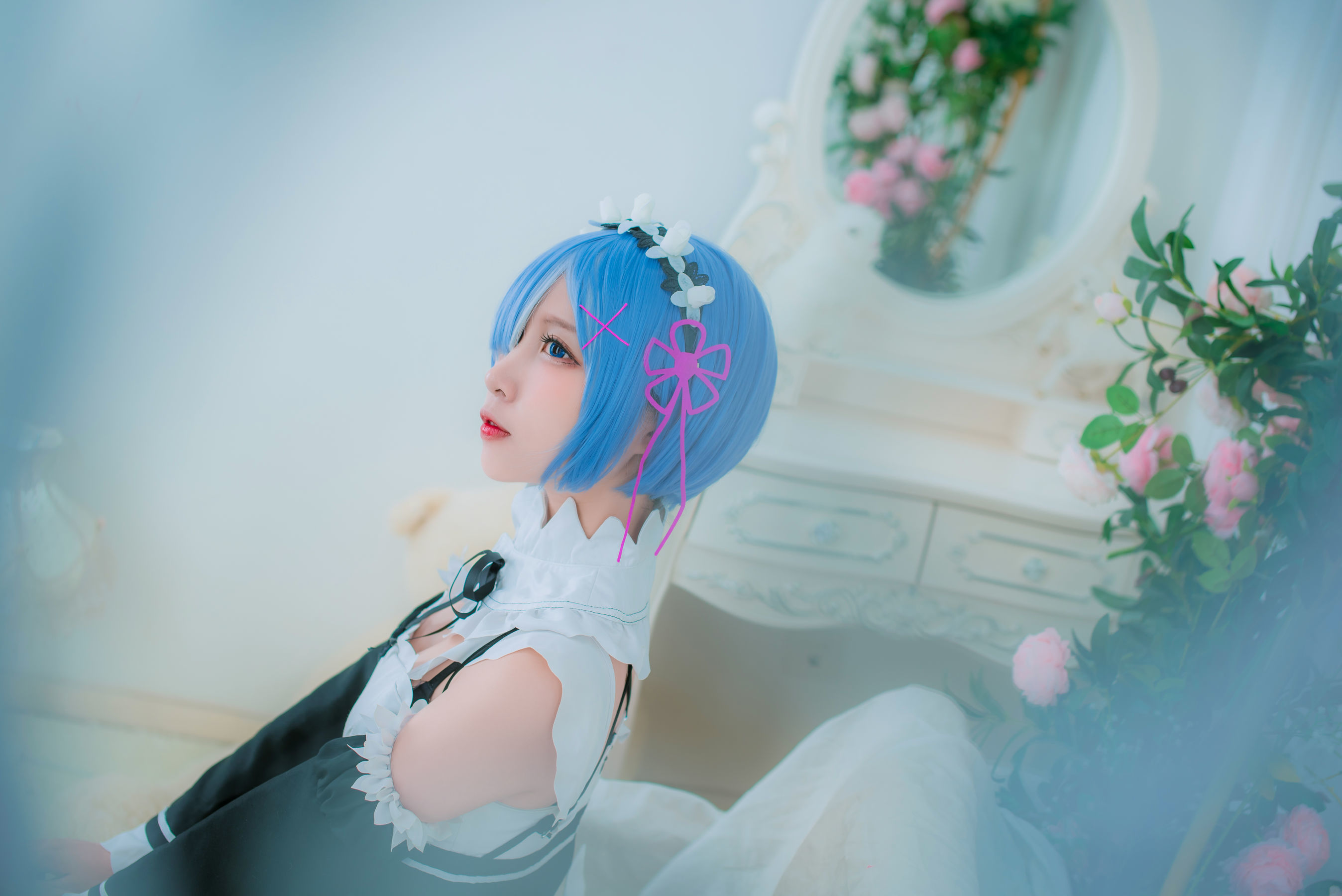 人气Coser二佐Nisa 蕾姆女仆 [33P]