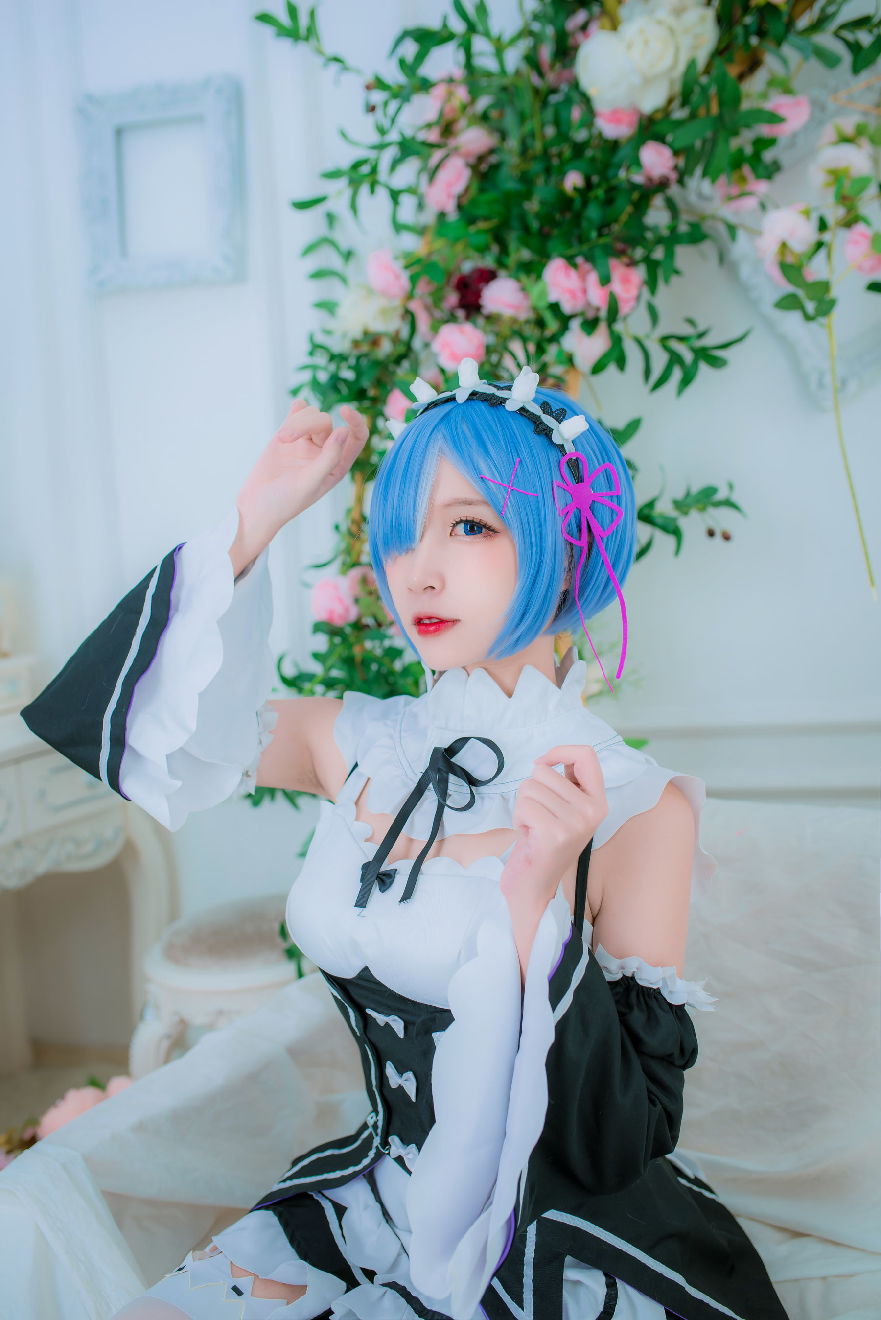 人气Coser二佐Nisa 蕾姆女仆 [33P]