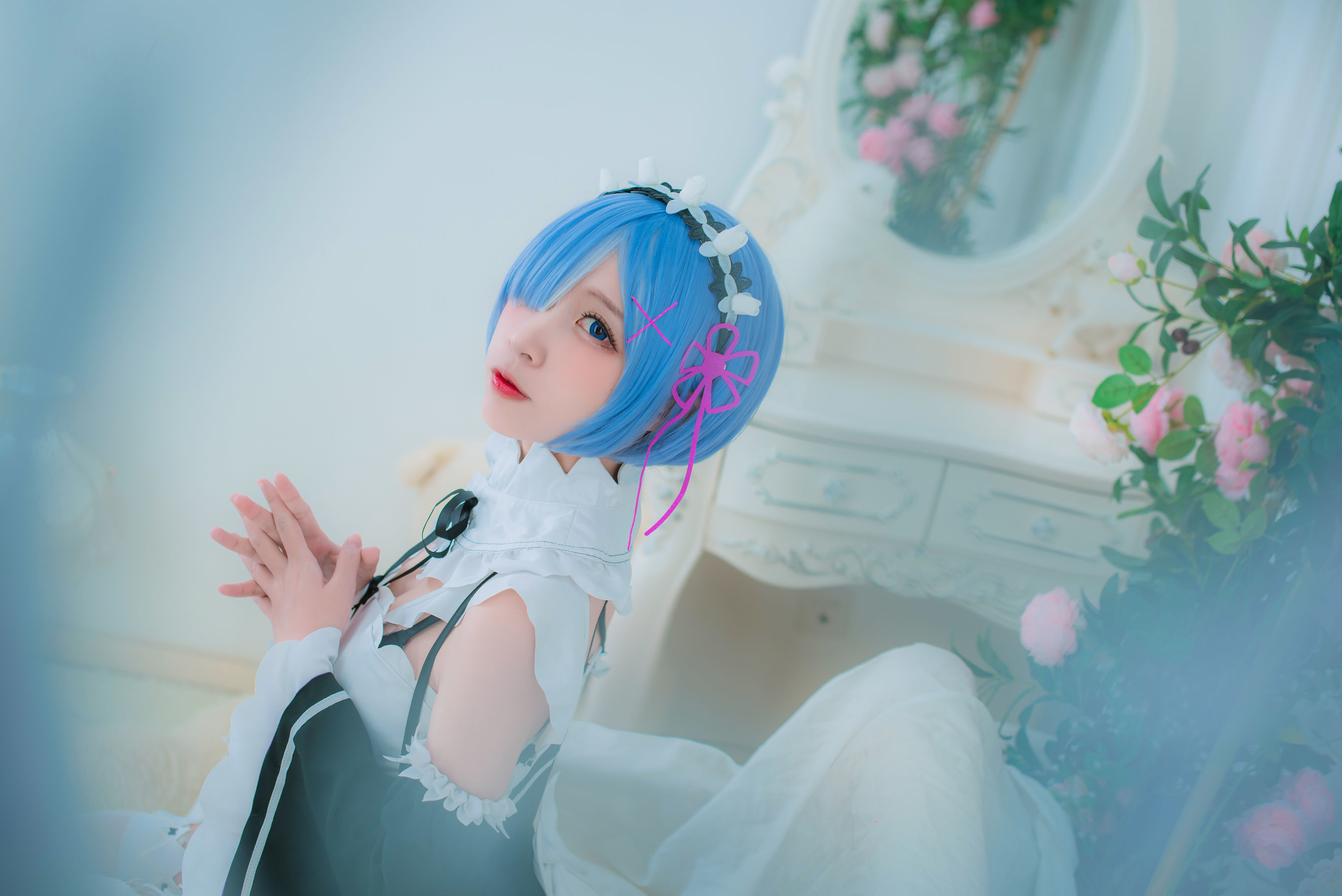 人气Coser二佐Nisa 蕾姆女仆 [33P]