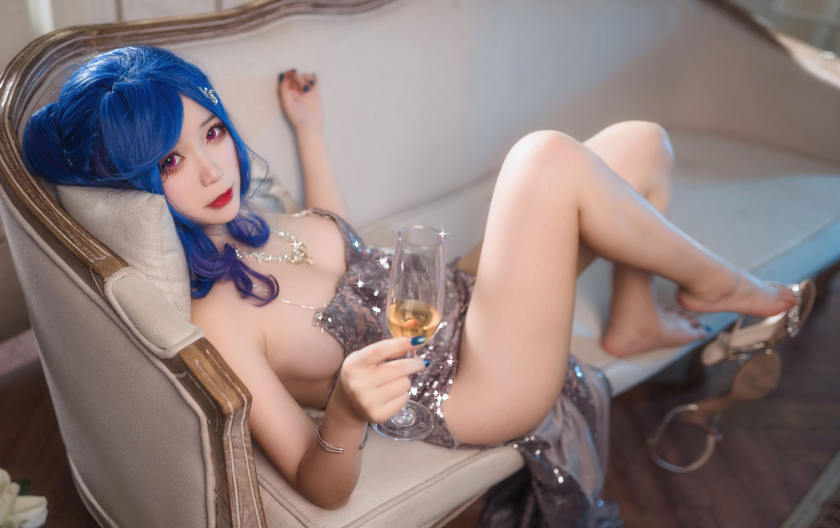 动漫博主樱落酱w – 圣路易斯礼服 [24P]