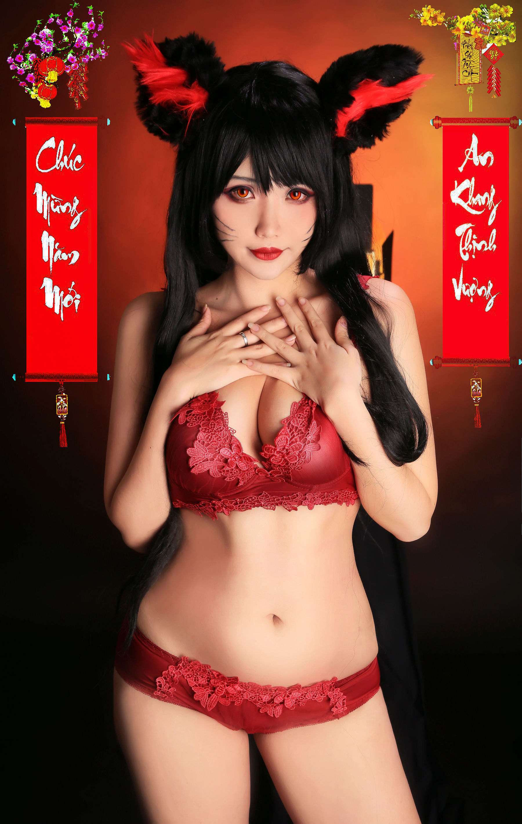 越裔正妹Hana bunny – Ahri [14P]