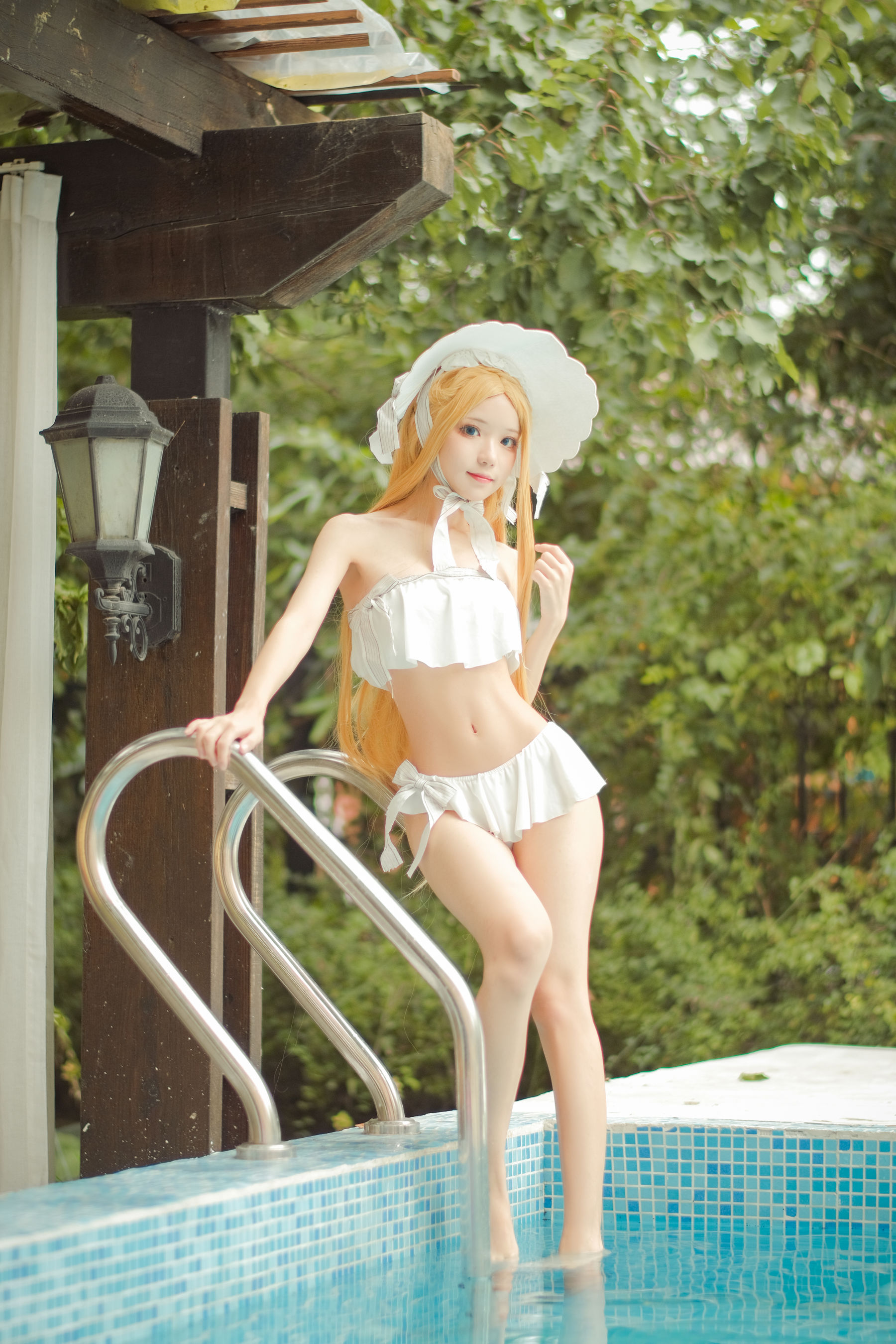 花柒Hana – 阿比泳装 [9P]