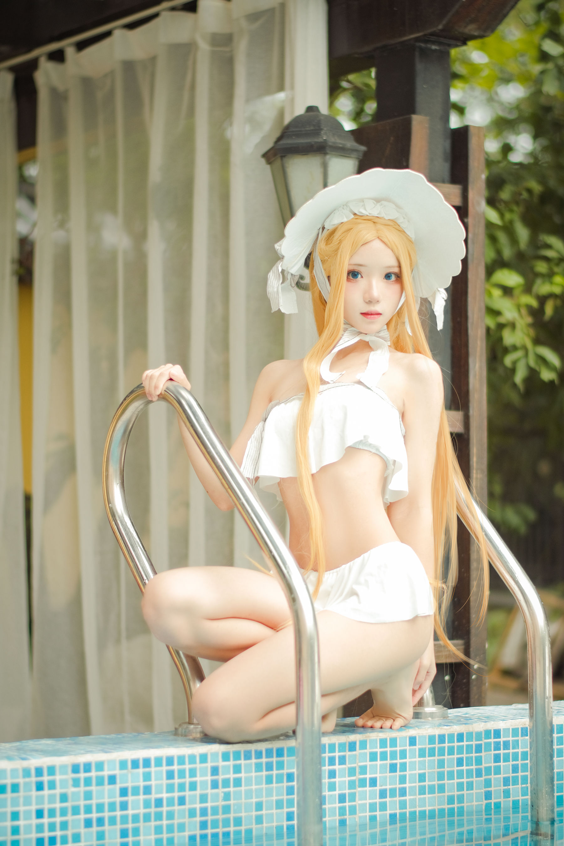 花柒Hana – 阿比泳装 [9P]