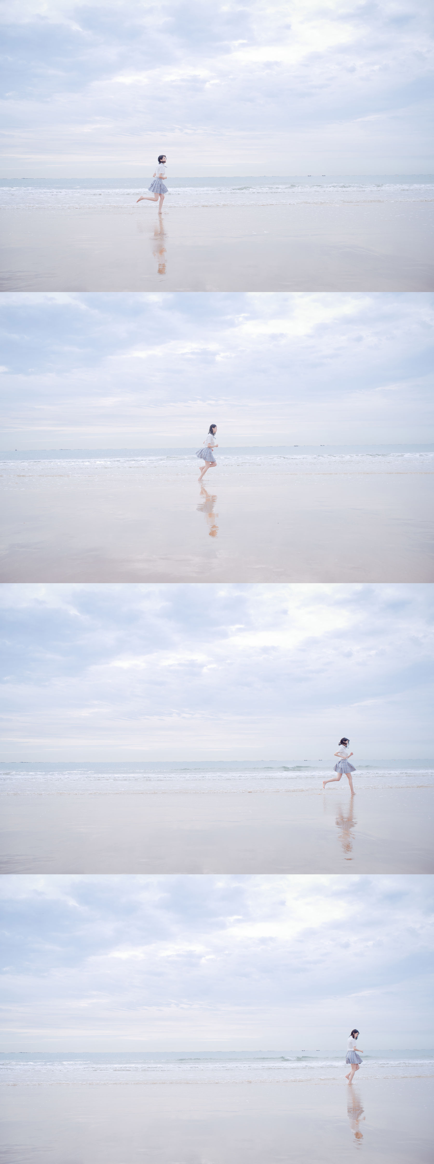 周叽是可爱兔兔 – 海边jk [35P]