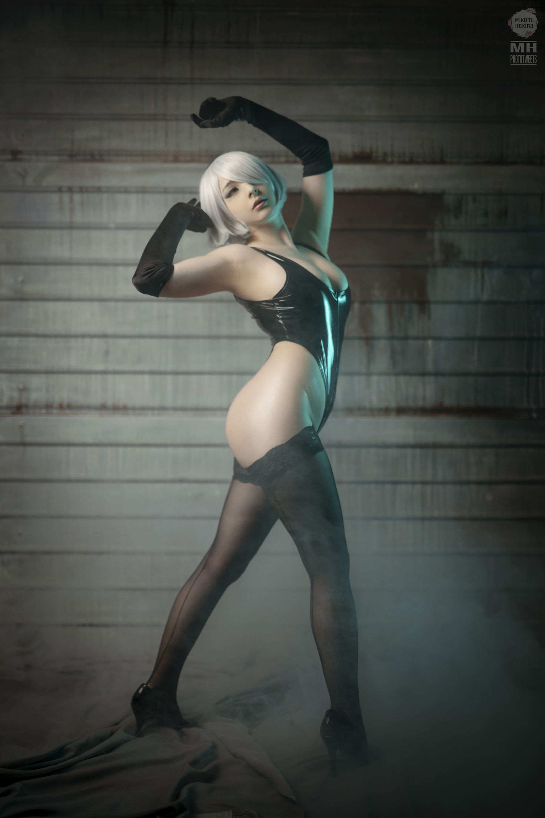 Mikomi Hokina – 2B Oily Leotard [33P]