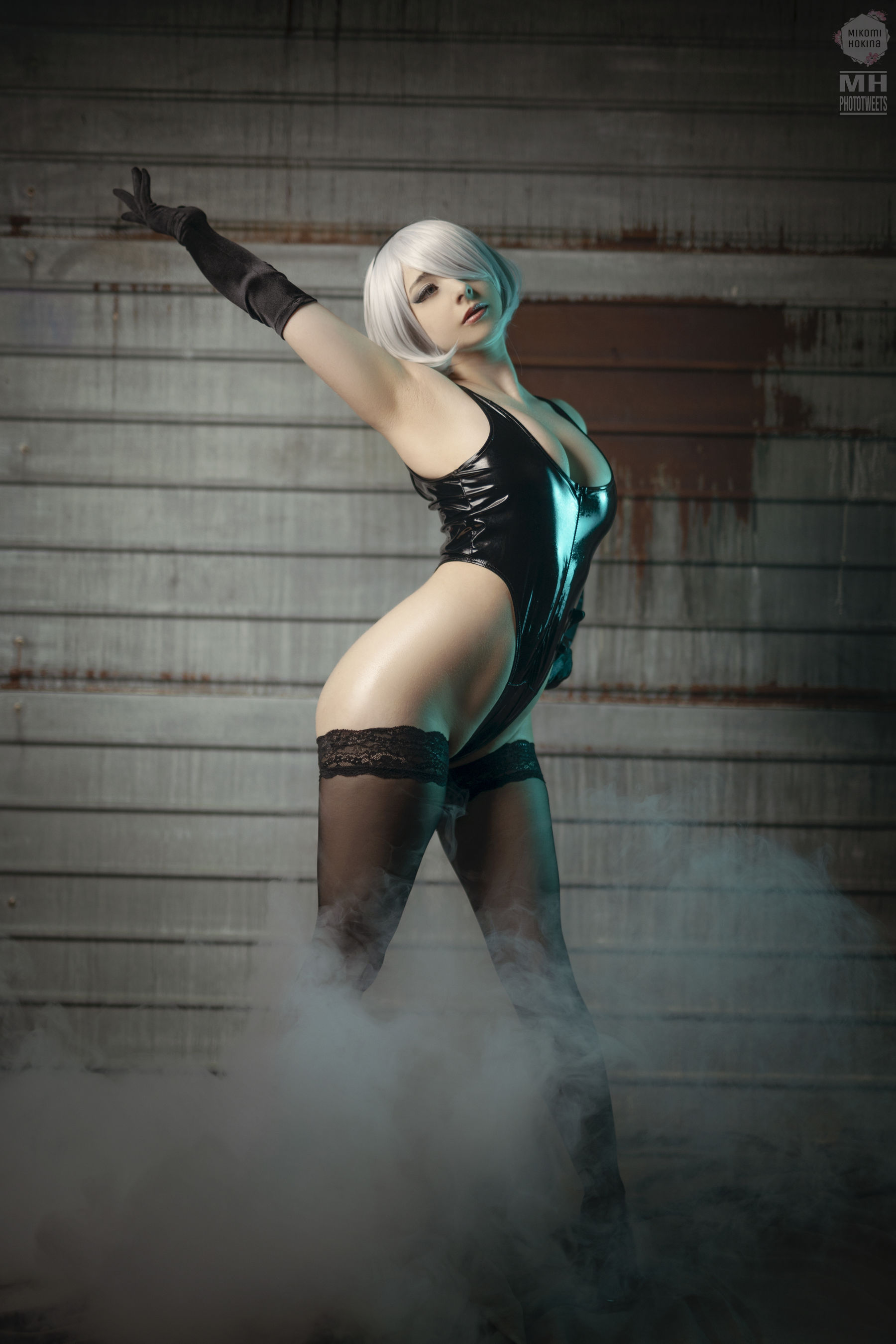 Mikomi Hokina – 2B Oily Leotard [33P]
