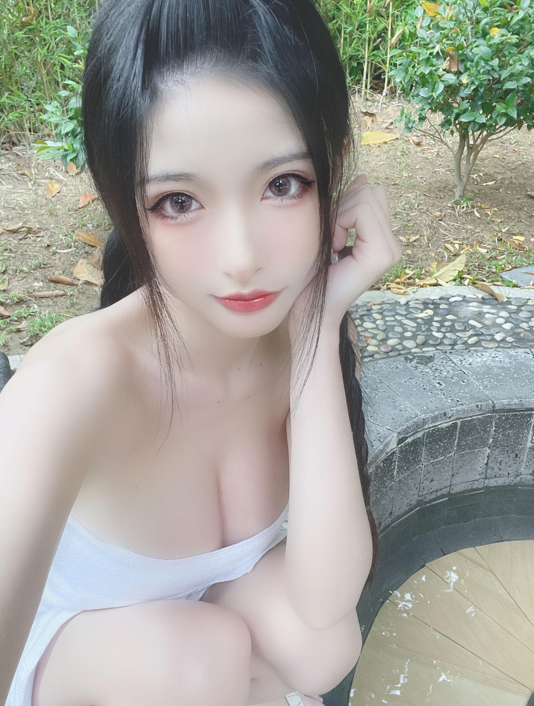 尤物清水由乃 – 温泉浴巾 [26P]