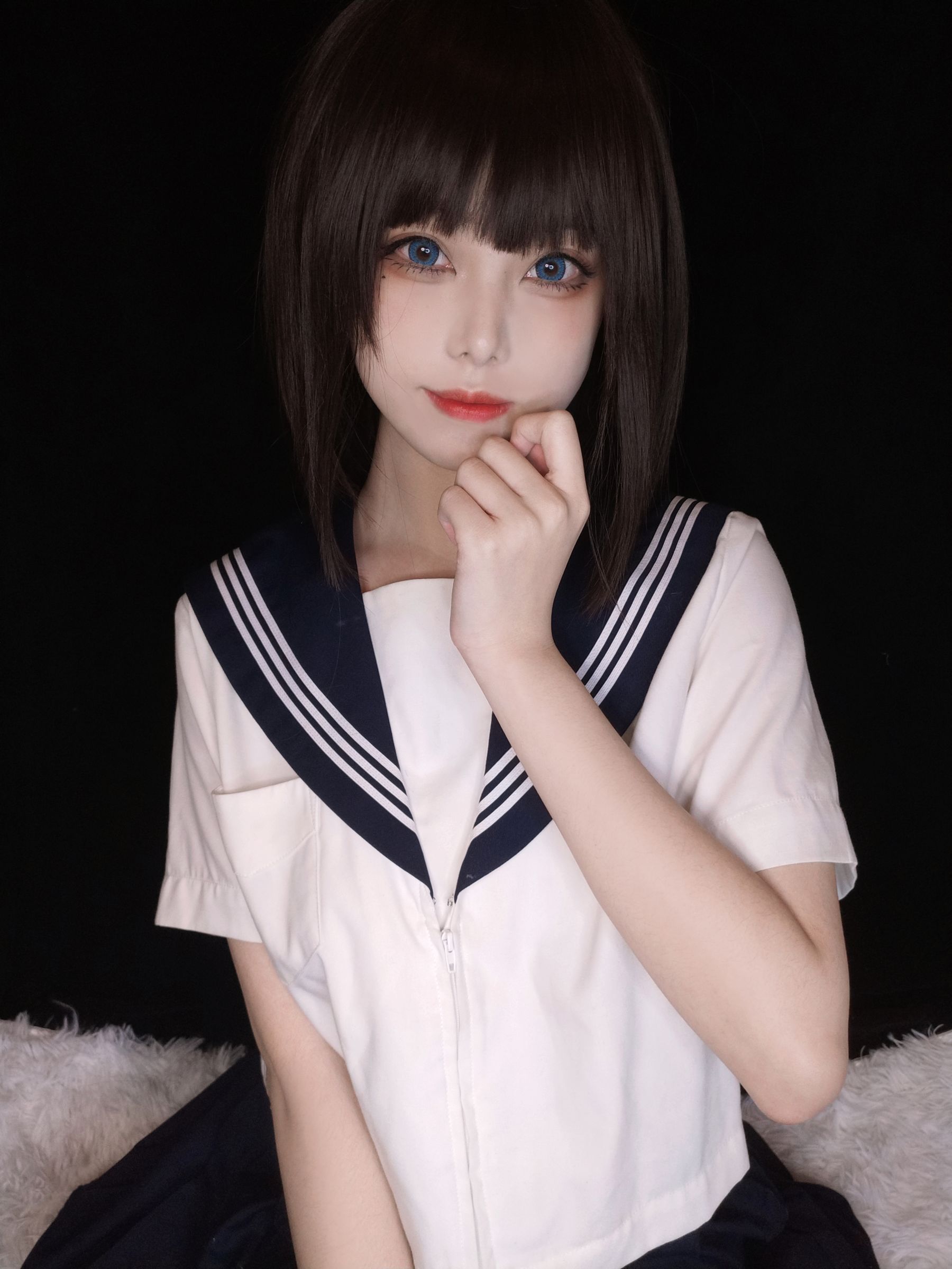 萌系小姐姐蜜汁猫裘 – 坏学妹自拍 [38P]