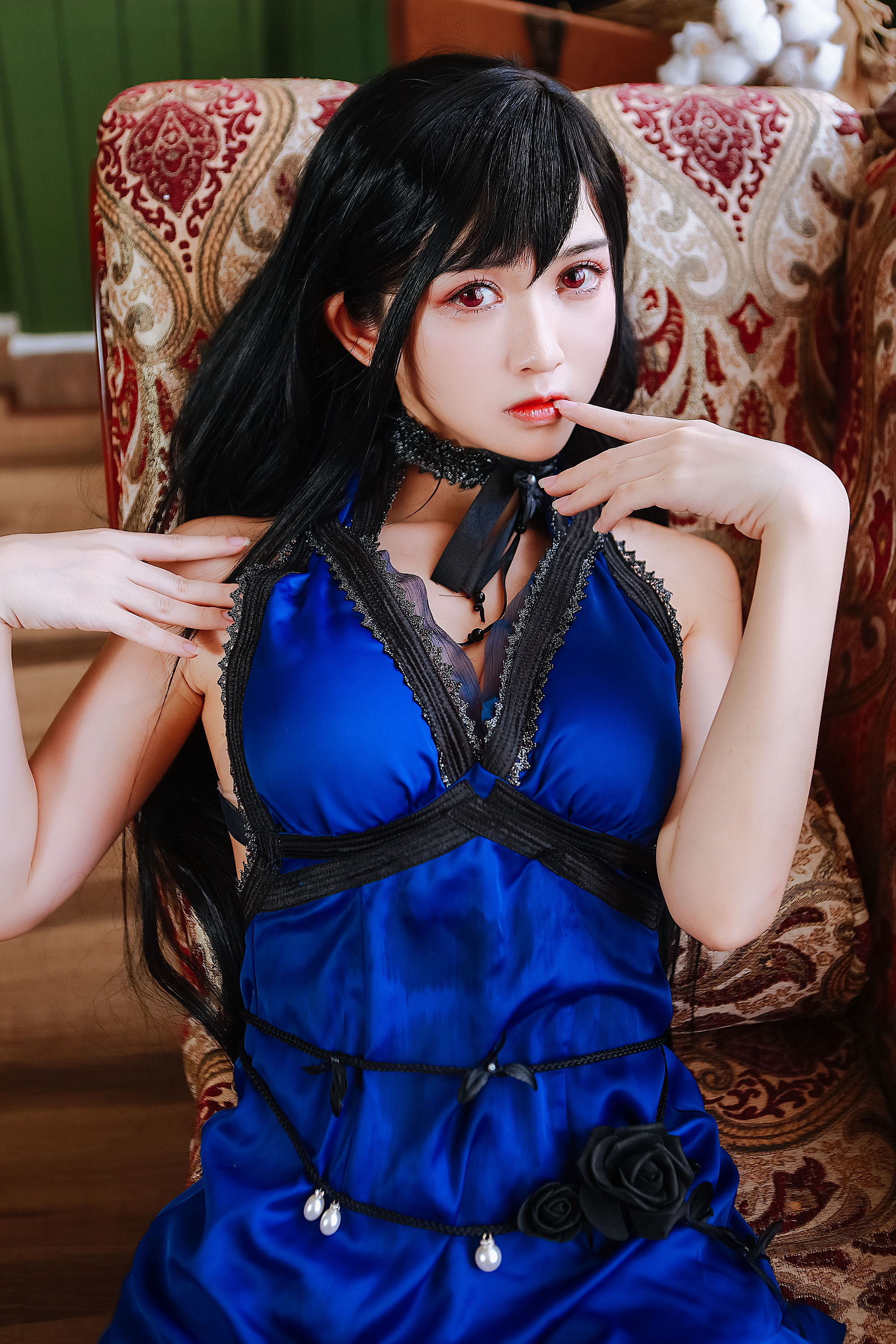 超人气Coser鳗鱼霏儿 – 蒂法礼服 [21P]
