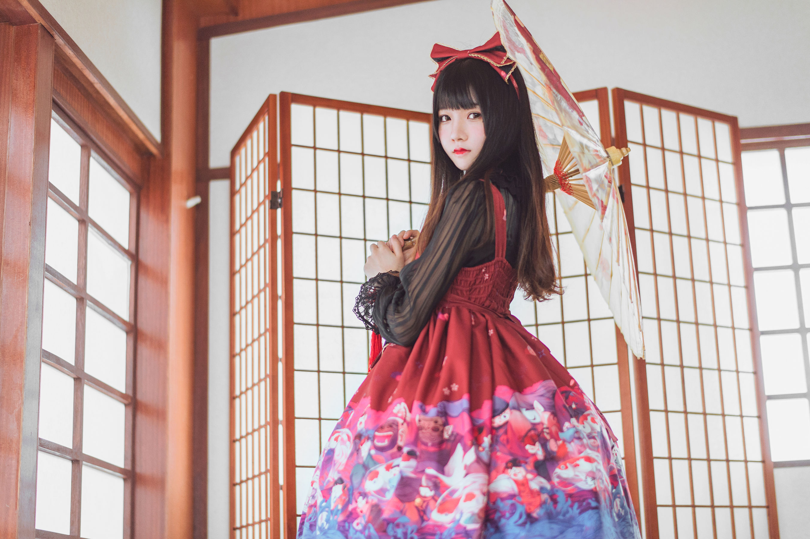 [萝莉COS] 桜桃喵《和风lolita》 [22P]