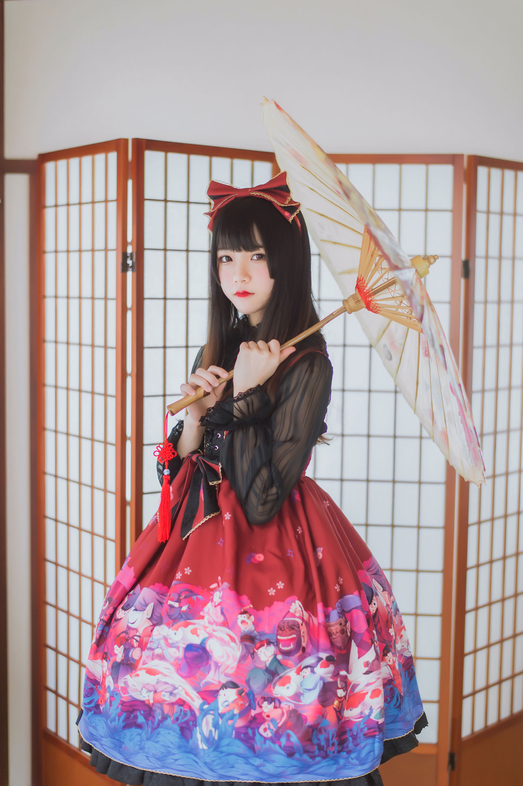 [萝莉COS] 桜桃喵《和风lolita》 [22P]