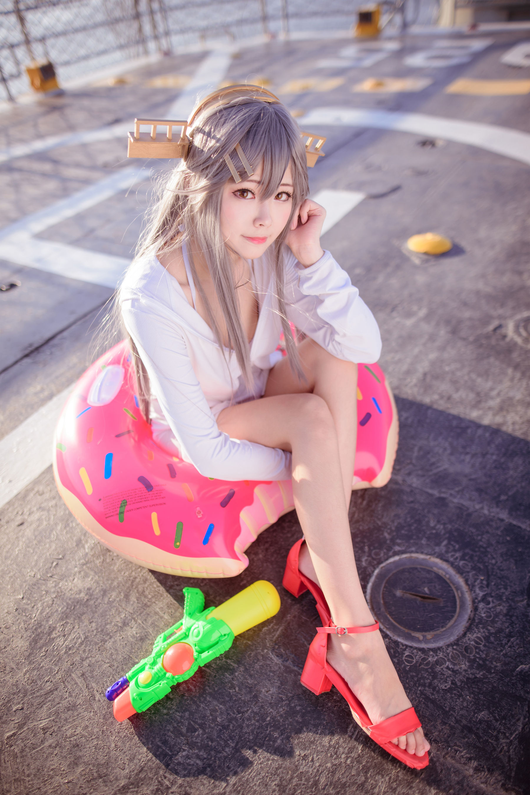 COS妹子Arty亞緹 – 艦これ はるな Haruna [52P]