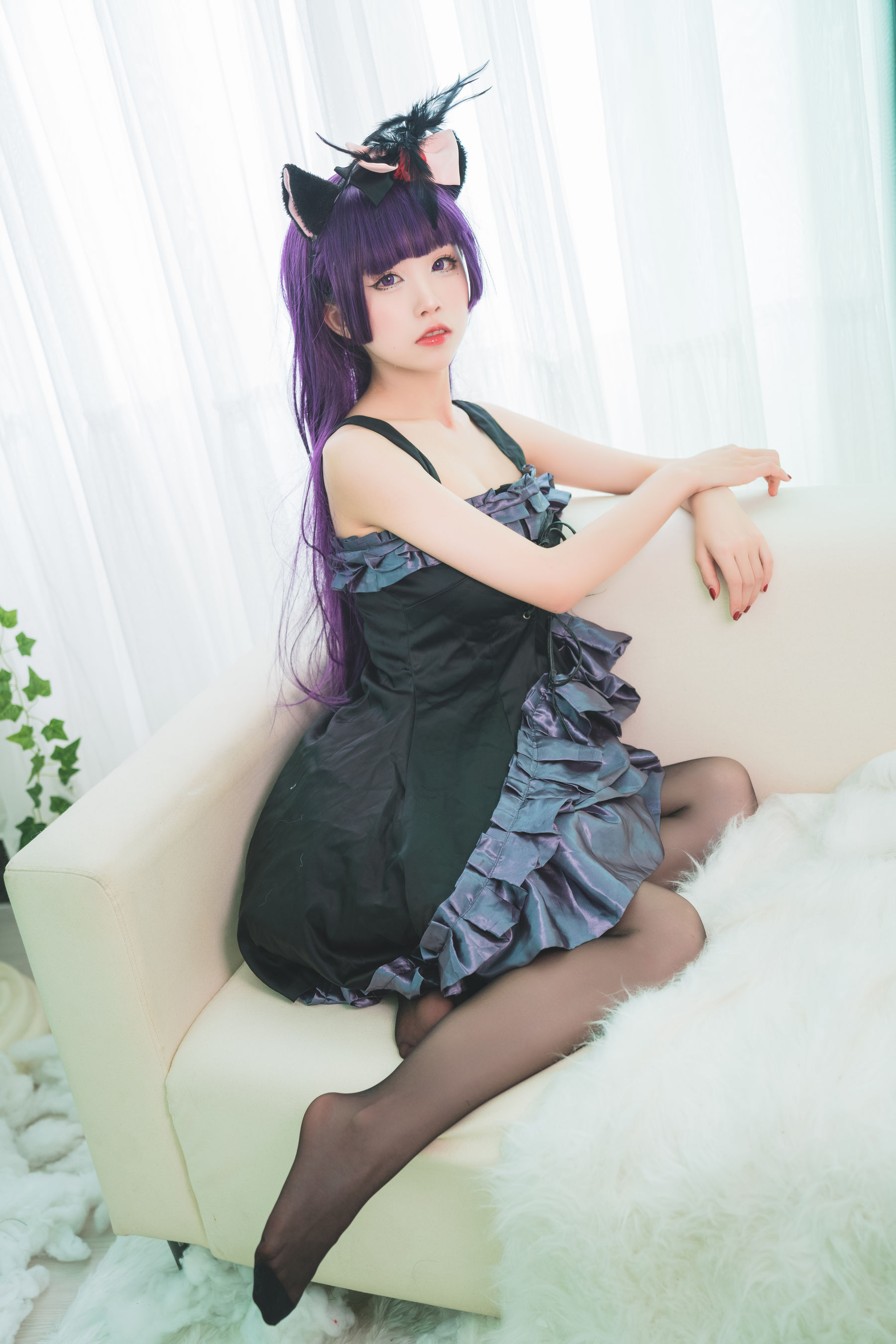 动漫博主水淼aqua – 黑猫 [9P]