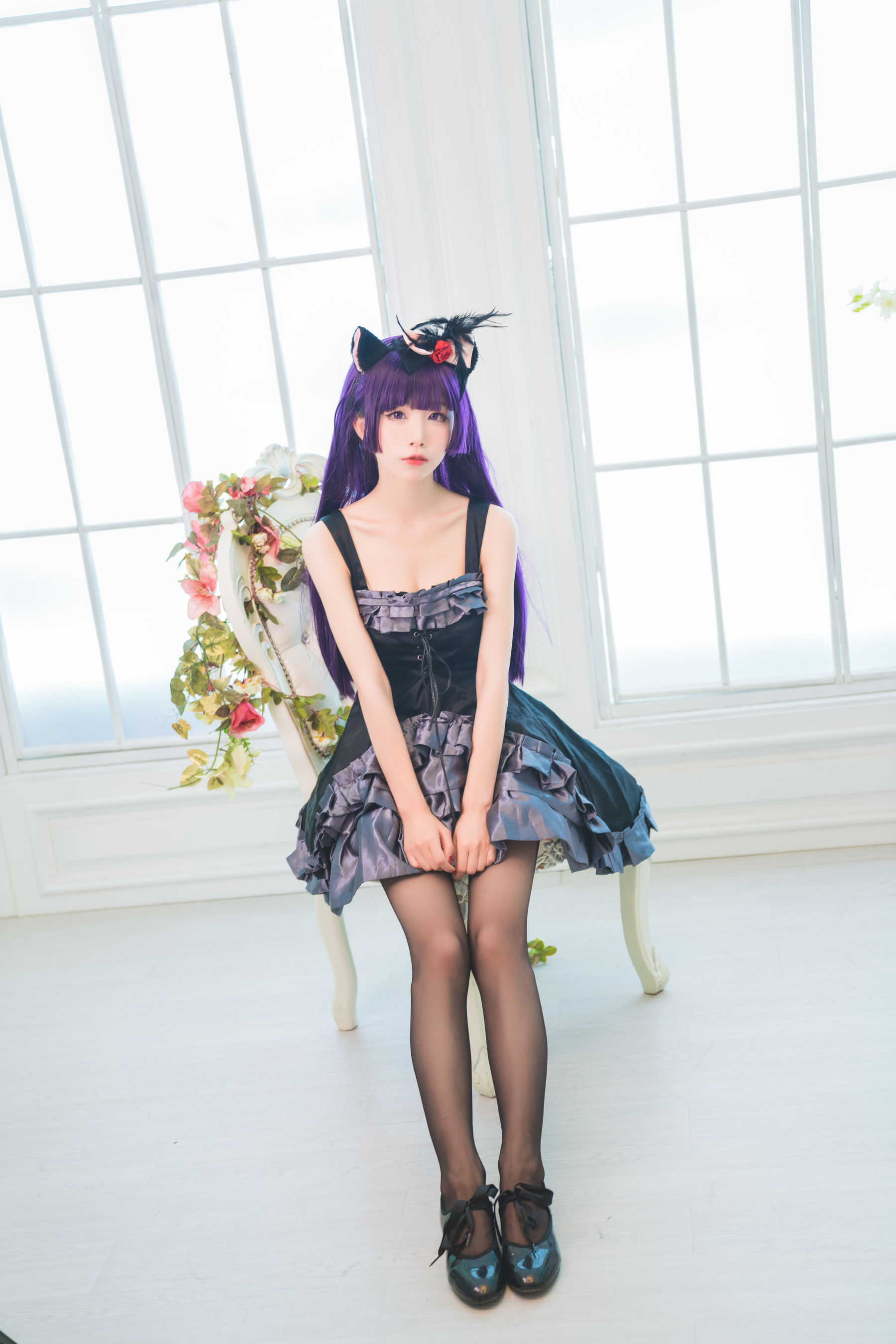 动漫博主水淼aqua – 黑猫 [9P]