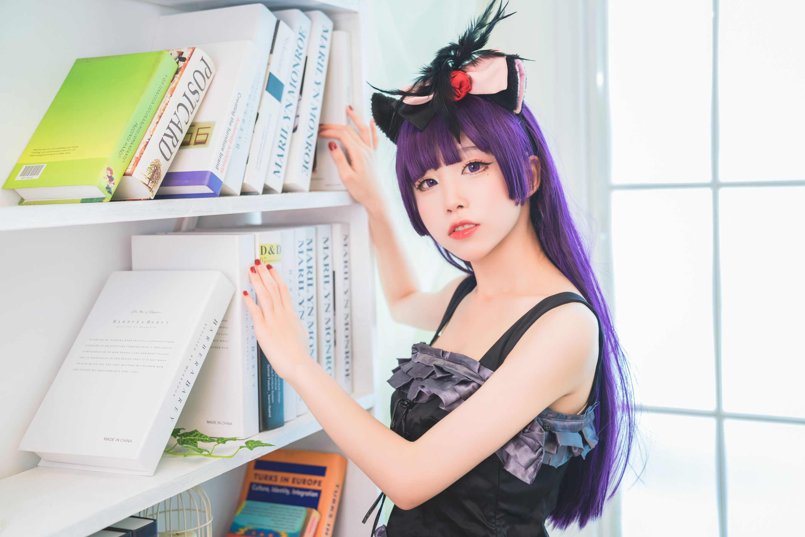 动漫博主水淼aqua – 黑猫 [9P]