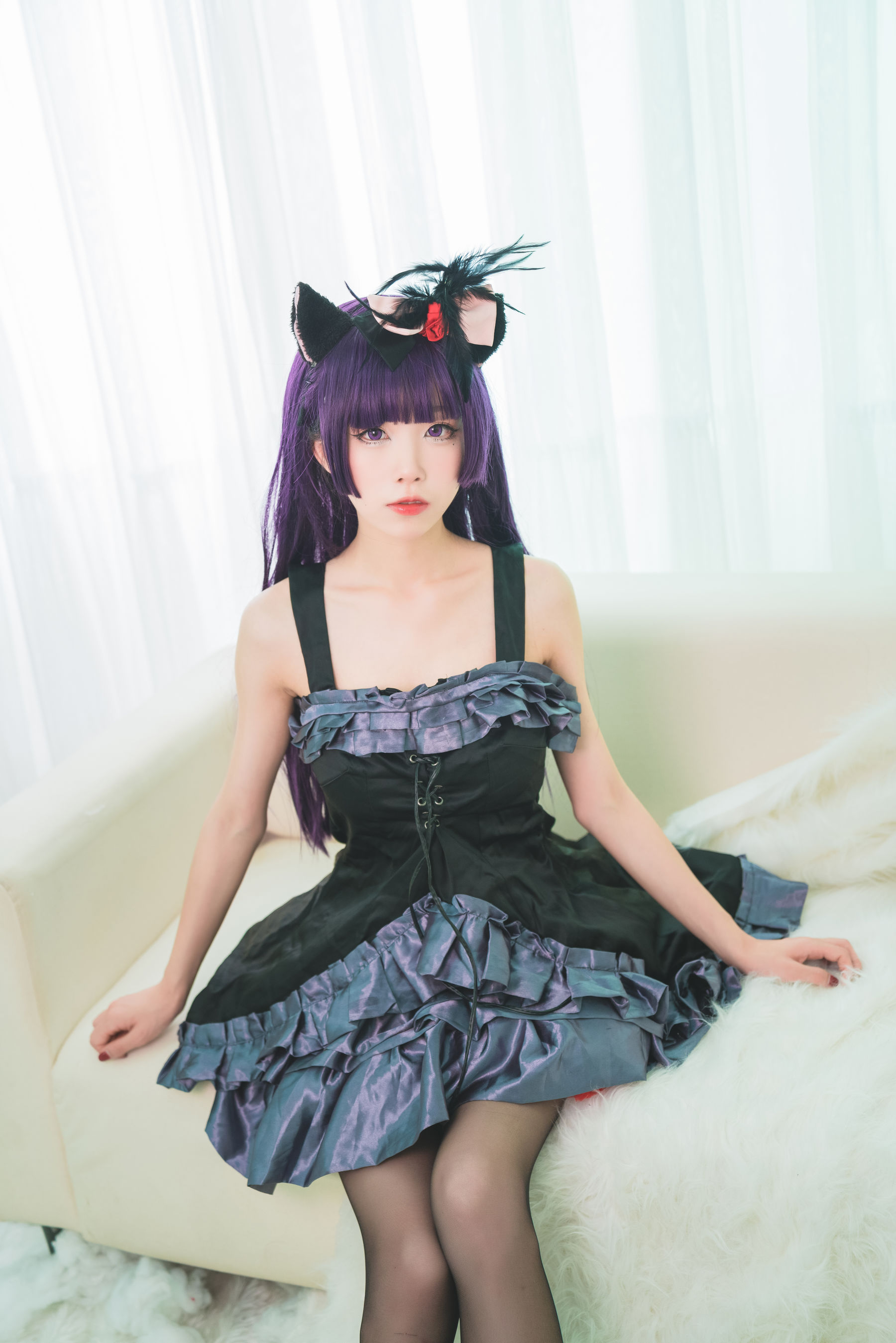动漫博主水淼aqua – 黑猫 [9P]
