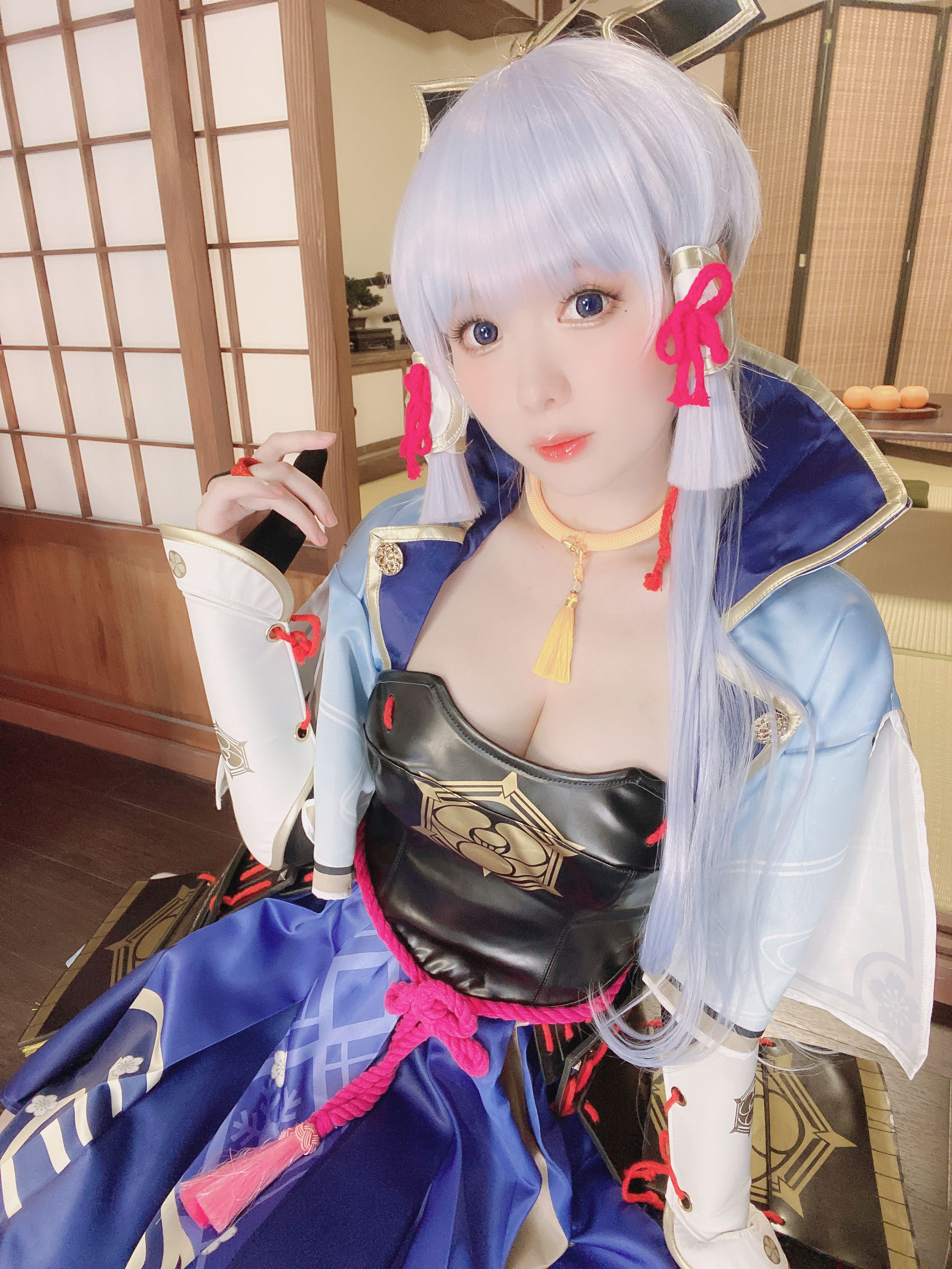 微博妹纸霜月shimo[fantia] 2022-11-24 白鷺の姫君 [15P]