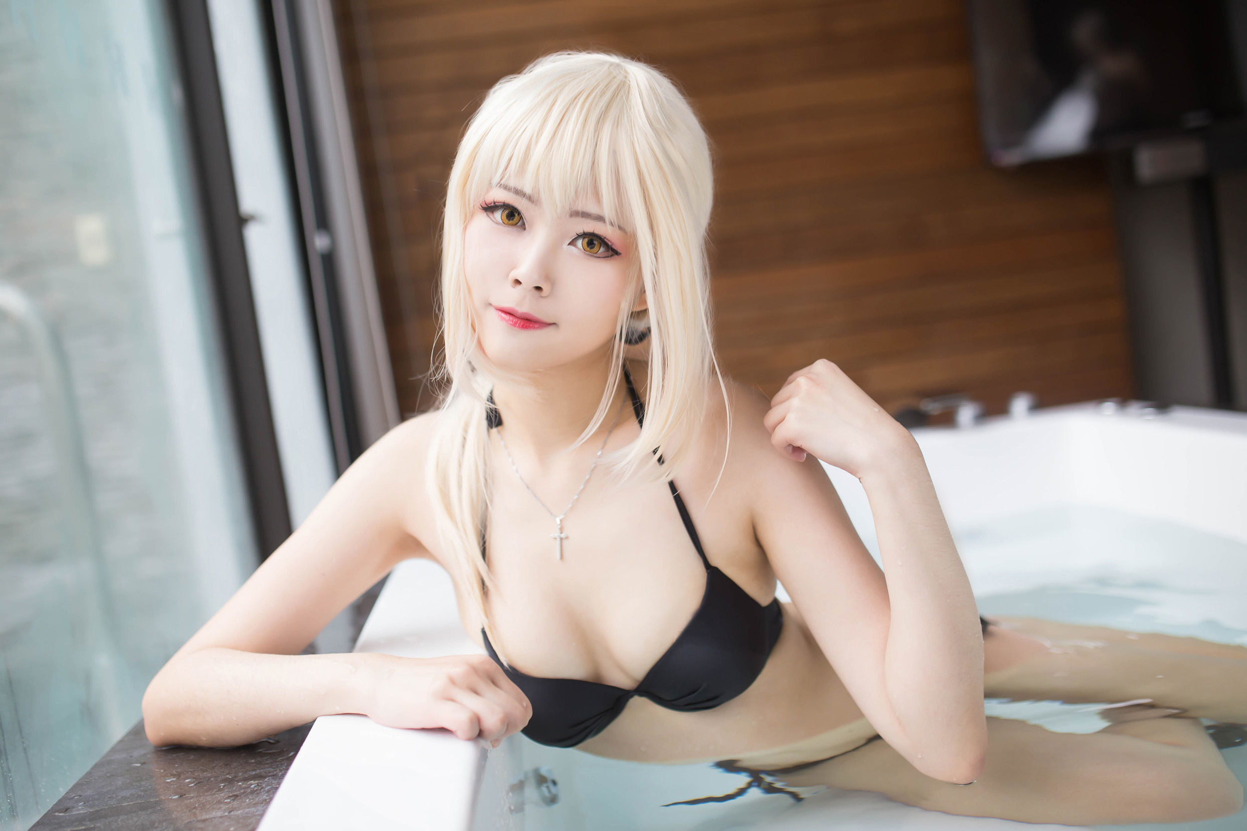 Coser萱-KaYa – 黑贞 黑呆毛下着 [83P]