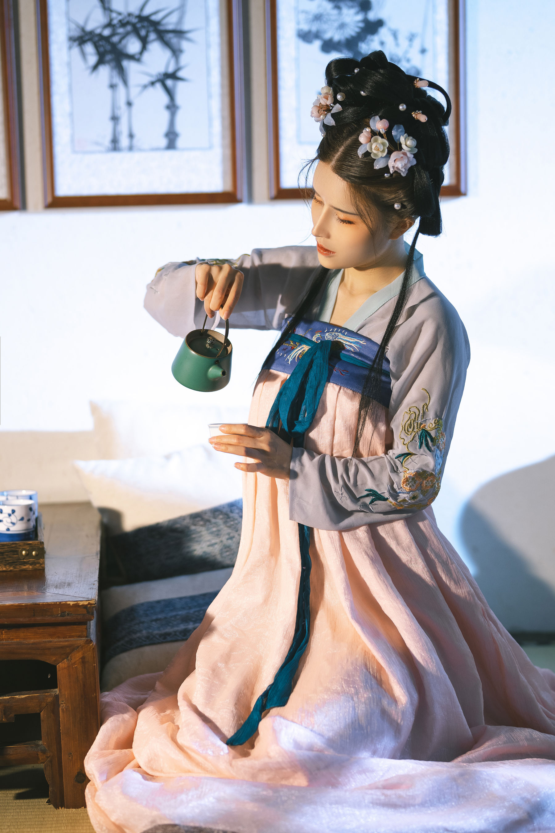 鹿八岁 – X铁手叫兽 汉服 [56P]
