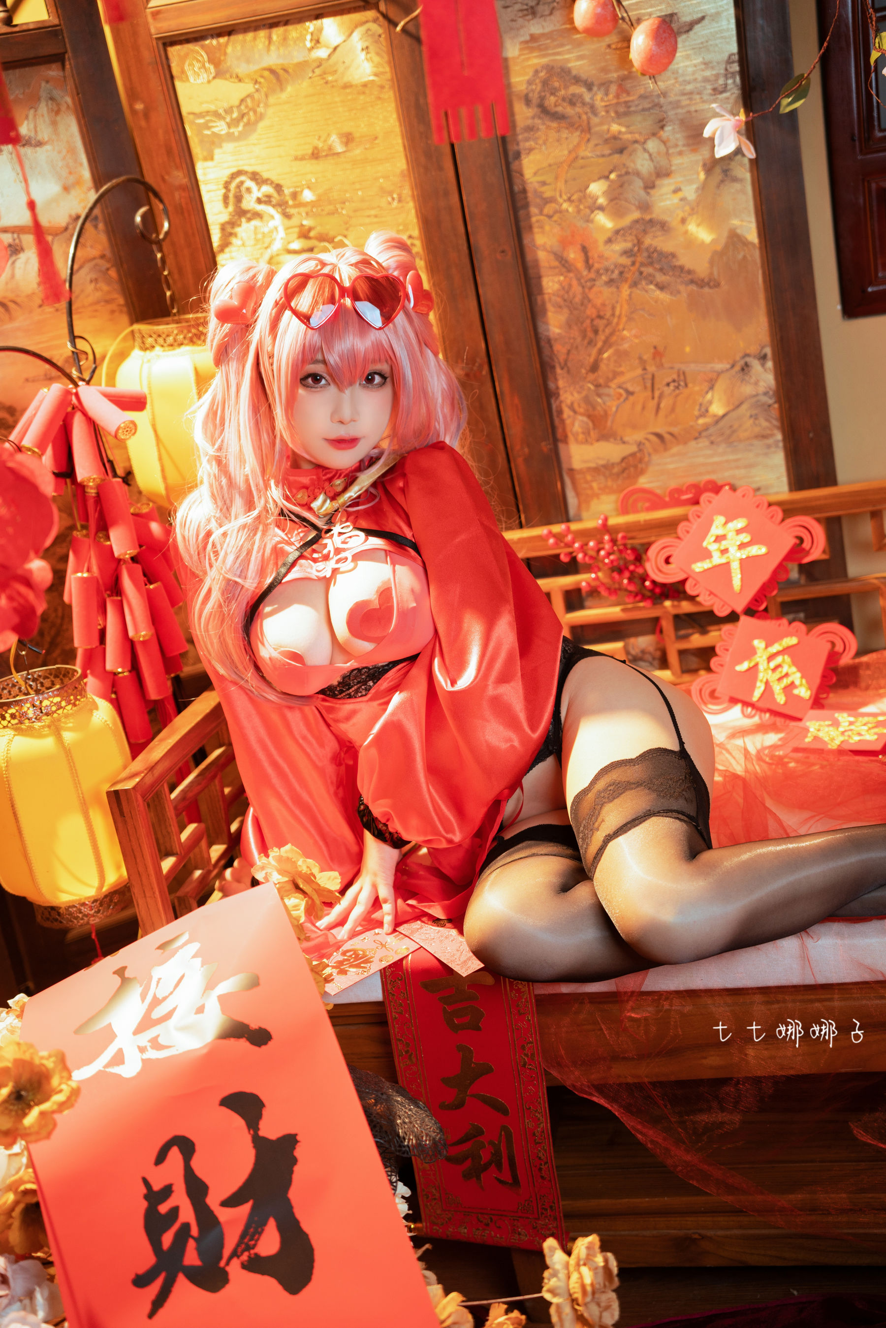 七七娜娜子 – 布莱默顿新春旗袍 [108P]