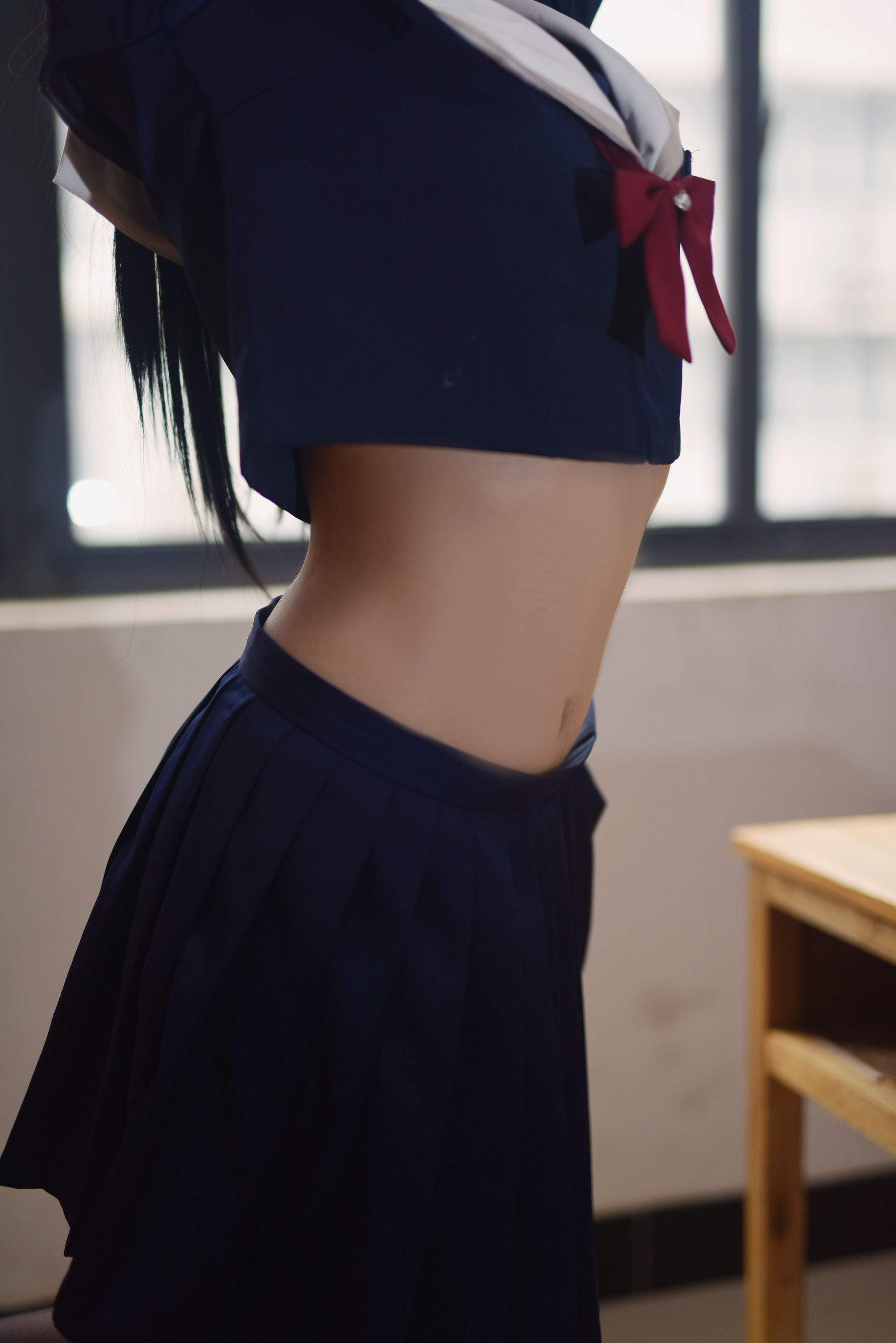 动漫博主九曲Jean JK露脐制服 [30P]