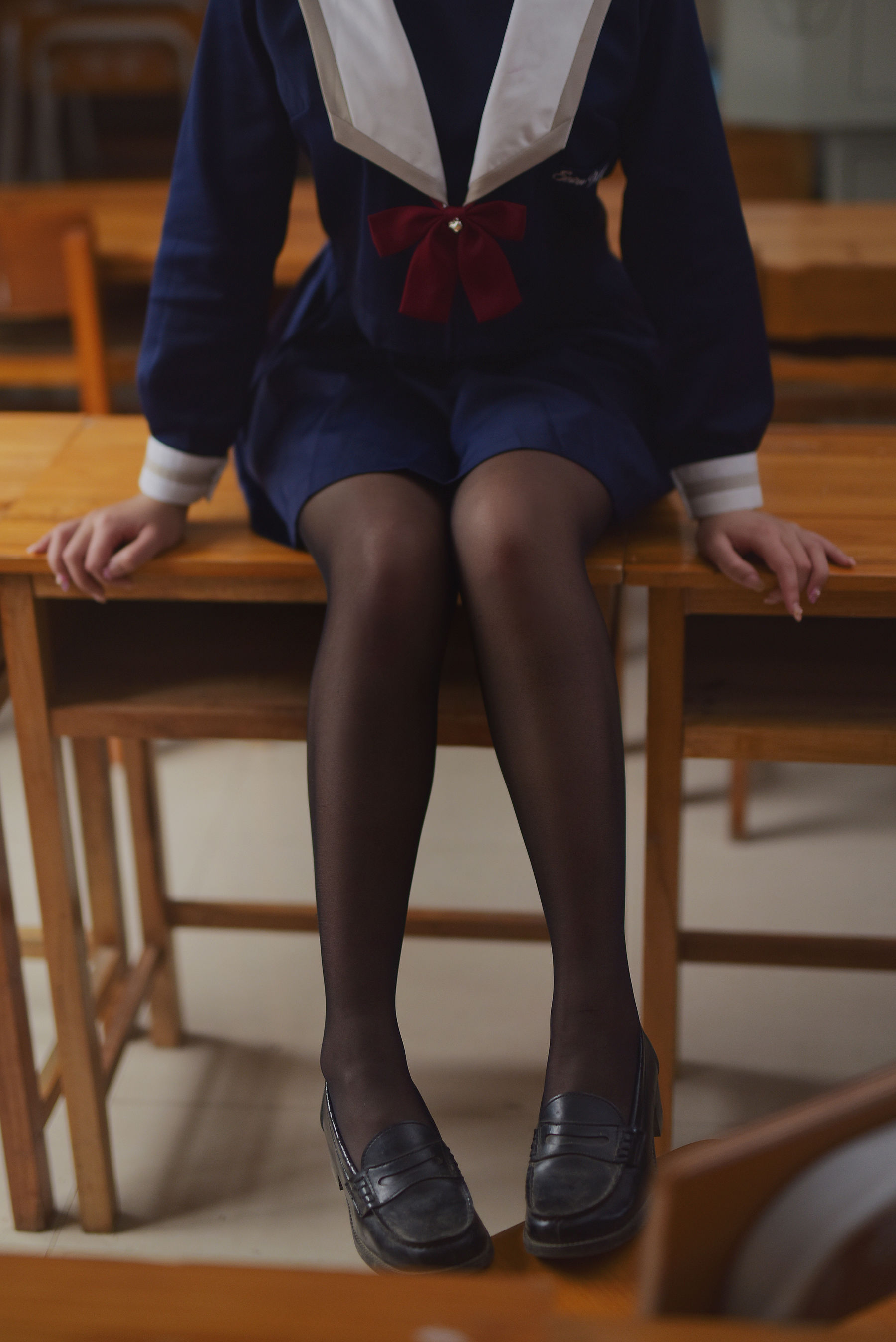 动漫博主九曲Jean JK露脐制服 [30P]