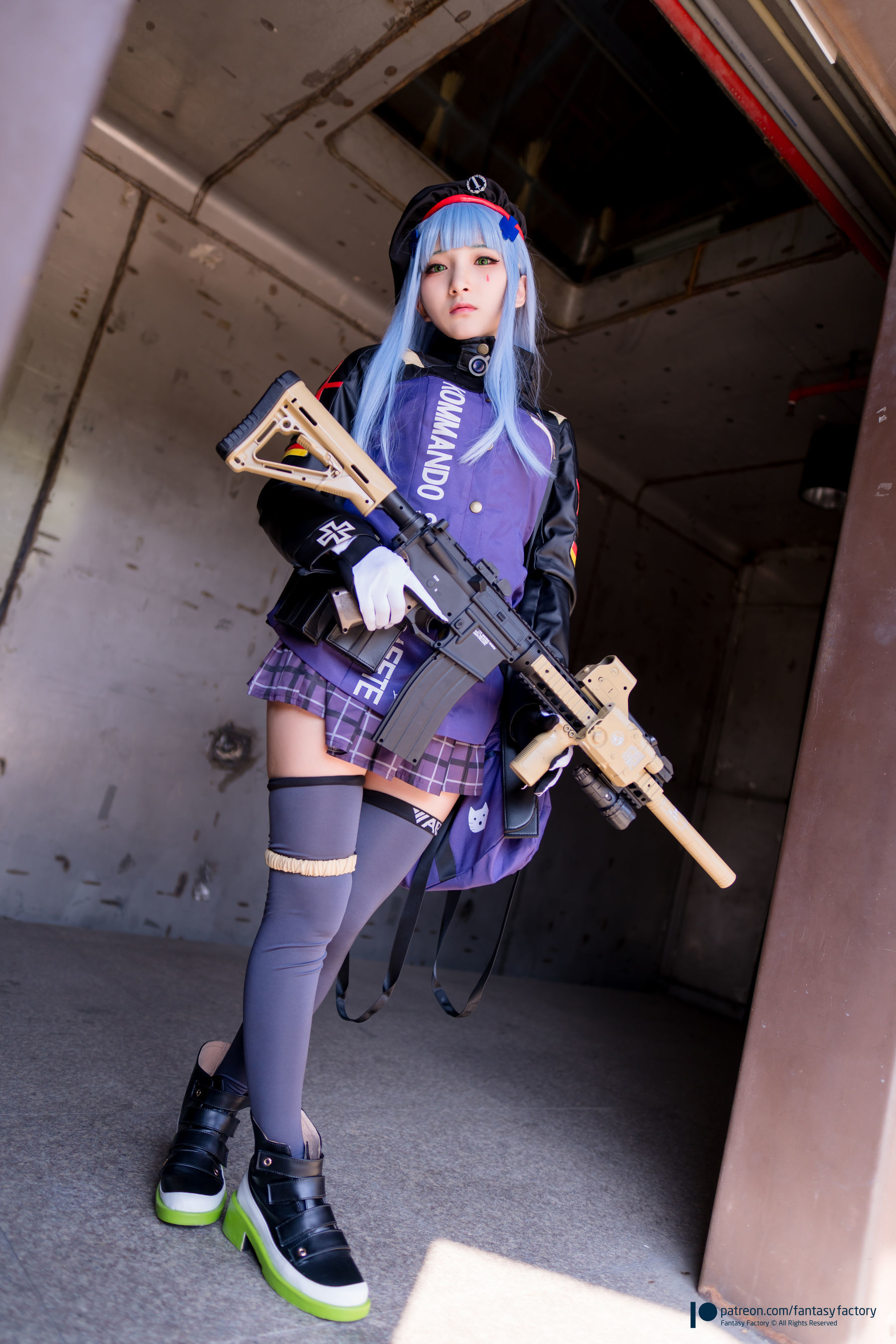 [Fantasy Factory] 小丁Cosplay – 魔女 浴池 黑丝 [60P]
