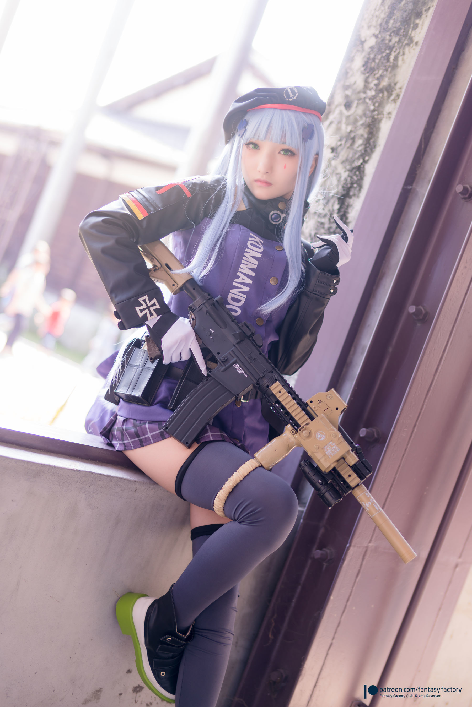 [Fantasy Factory] 小丁Cosplay – 魔女 浴池 黑丝 [60P]