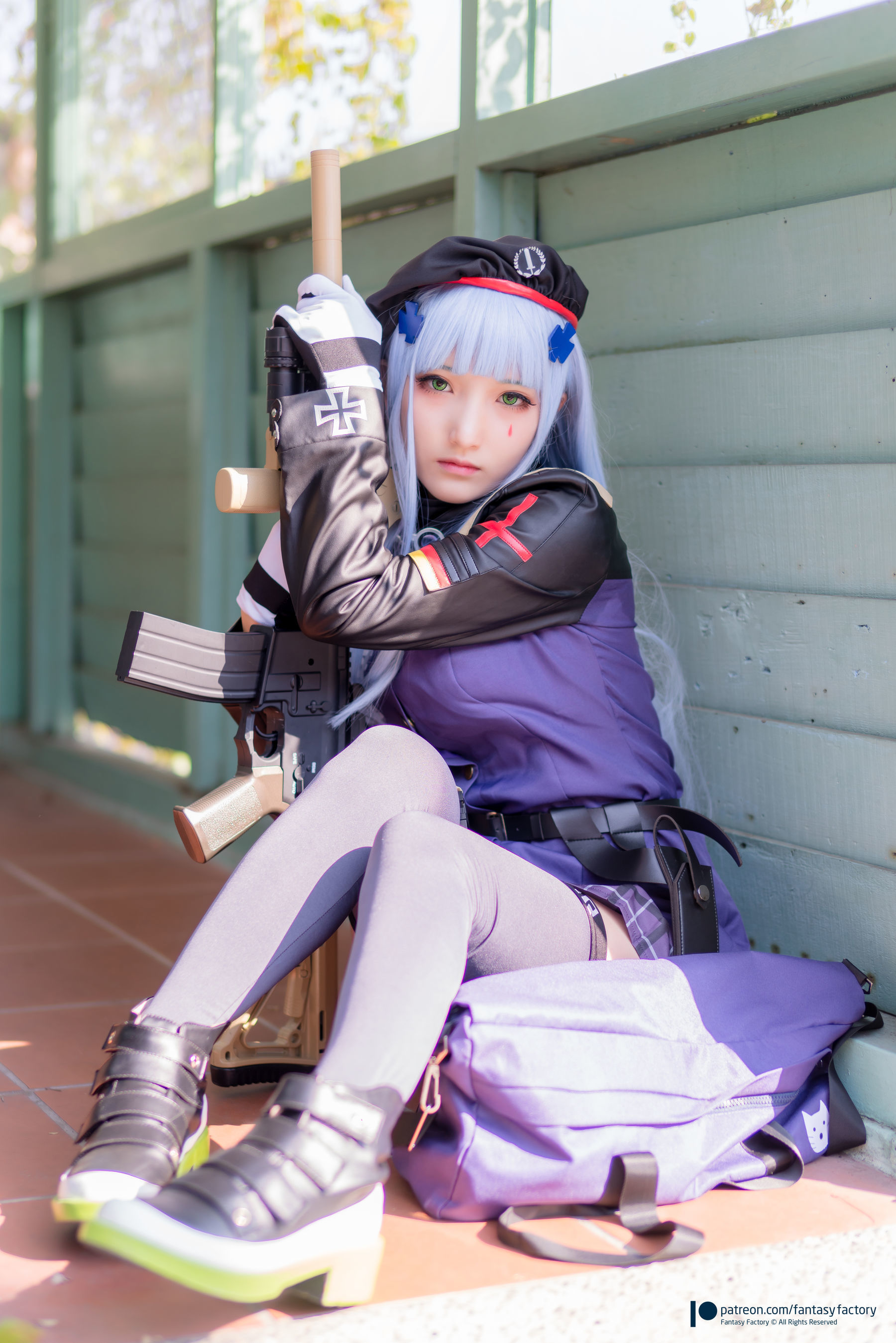 [Fantasy Factory] 小丁Cosplay – 魔女 浴池 黑丝 [60P]