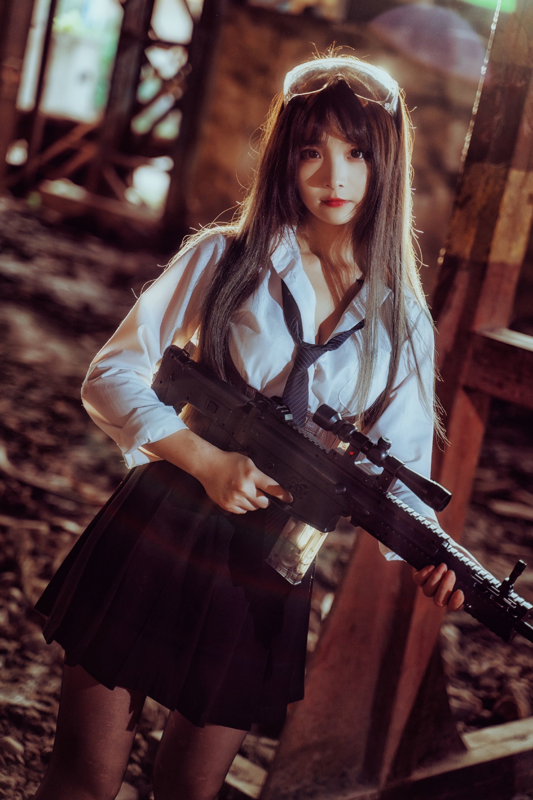 二次元美女古川kagura – 武装JK [29P]