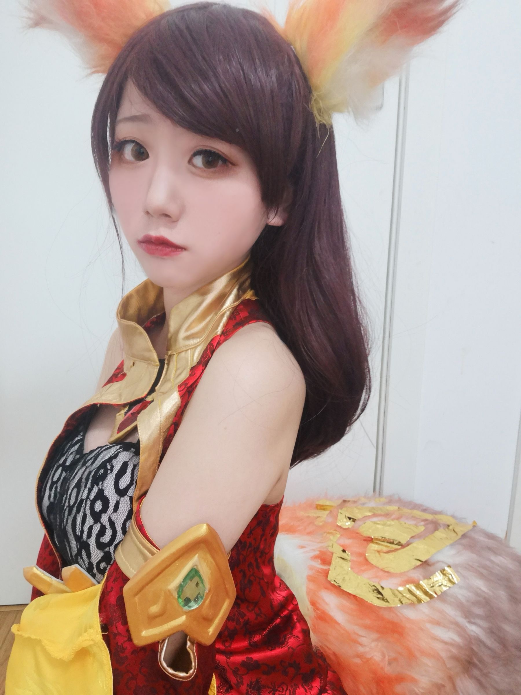 [Cosplay写真] 动漫博主弦音sic – 王者荣耀 妲己 试妆 [6P]