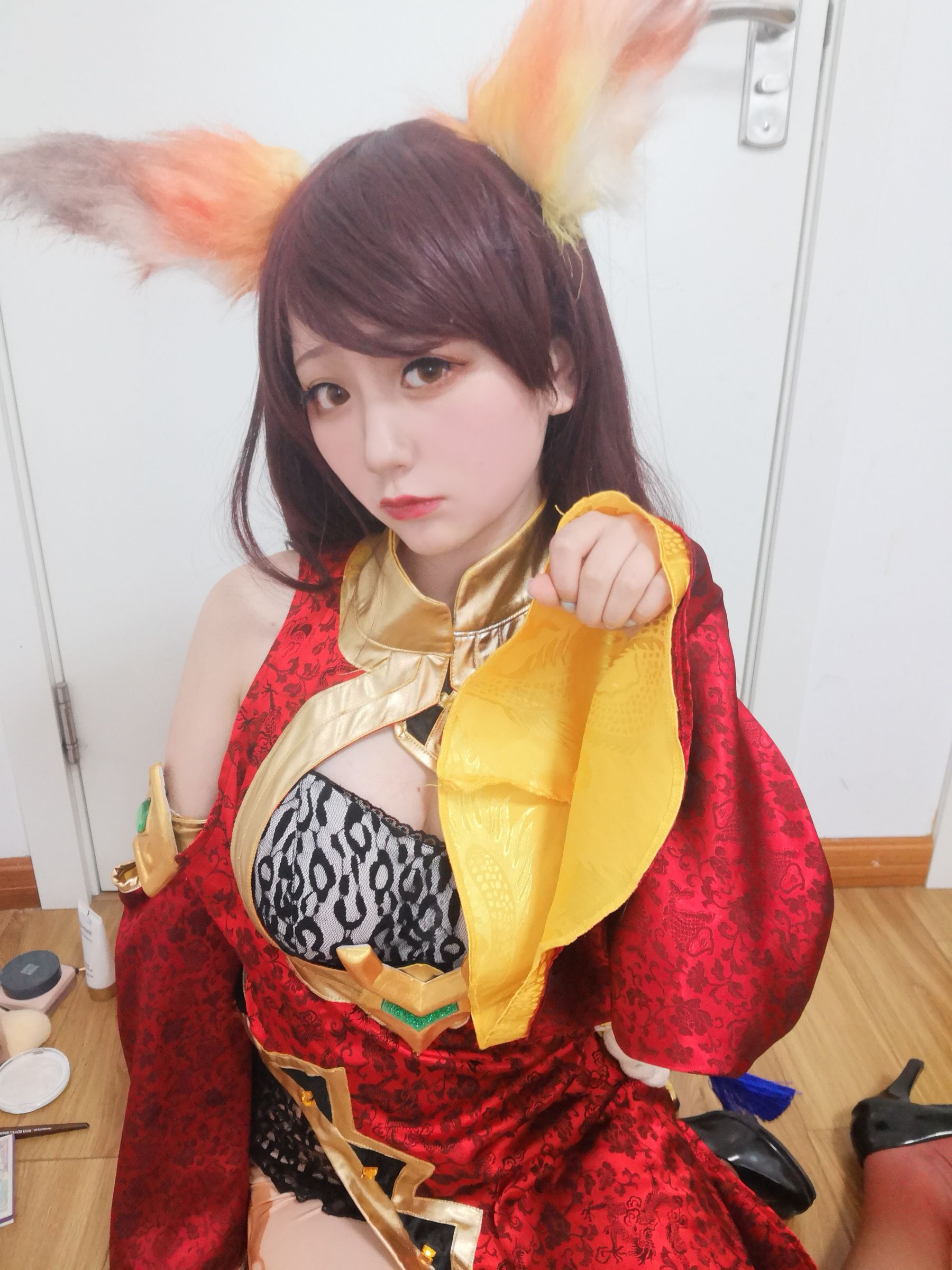 [Cosplay写真] 动漫博主弦音sic – 王者荣耀 妲己 试妆 [6P]