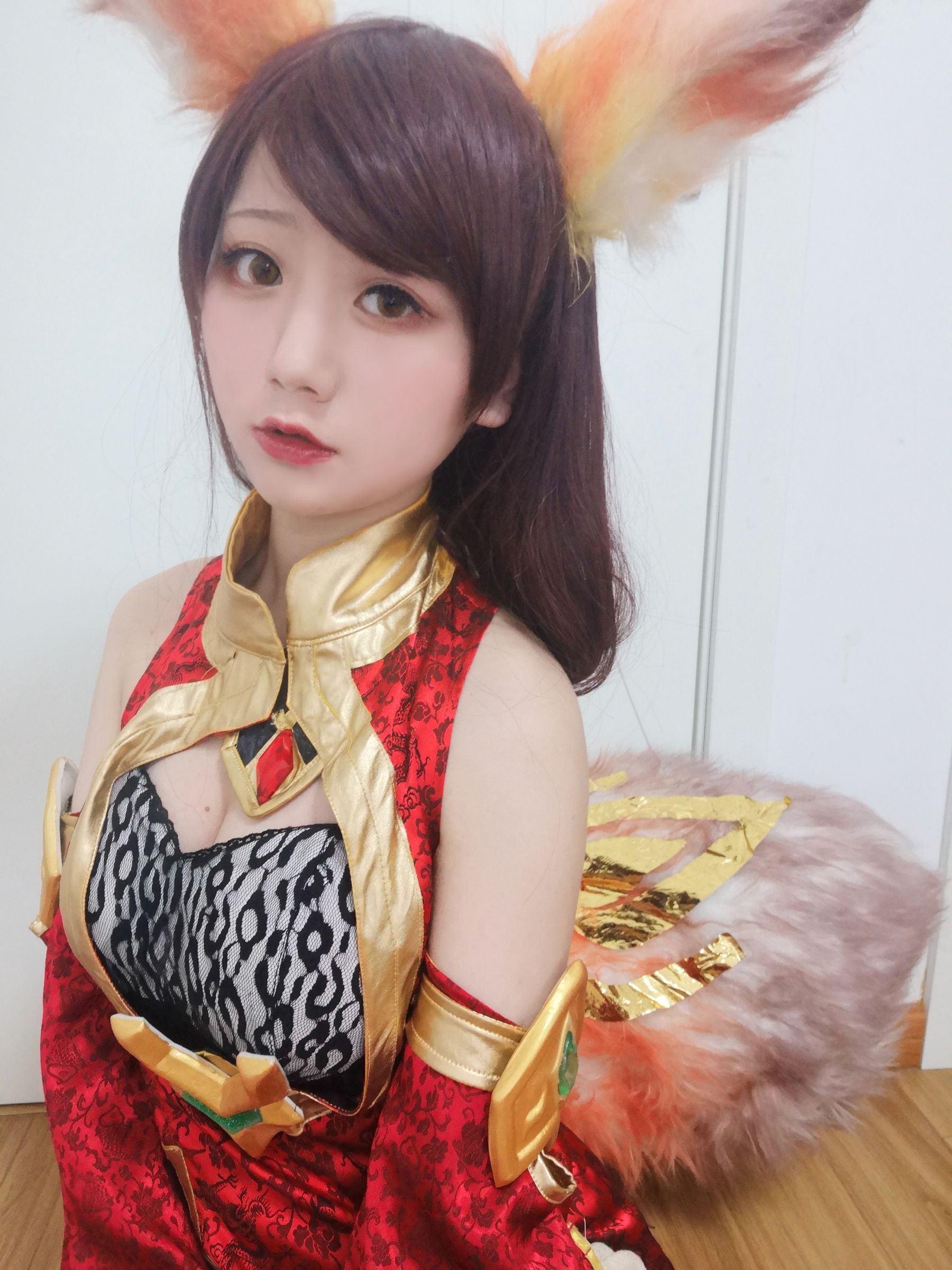[Cosplay写真] 动漫博主弦音sic – 王者荣耀 妲己 试妆 [6P]