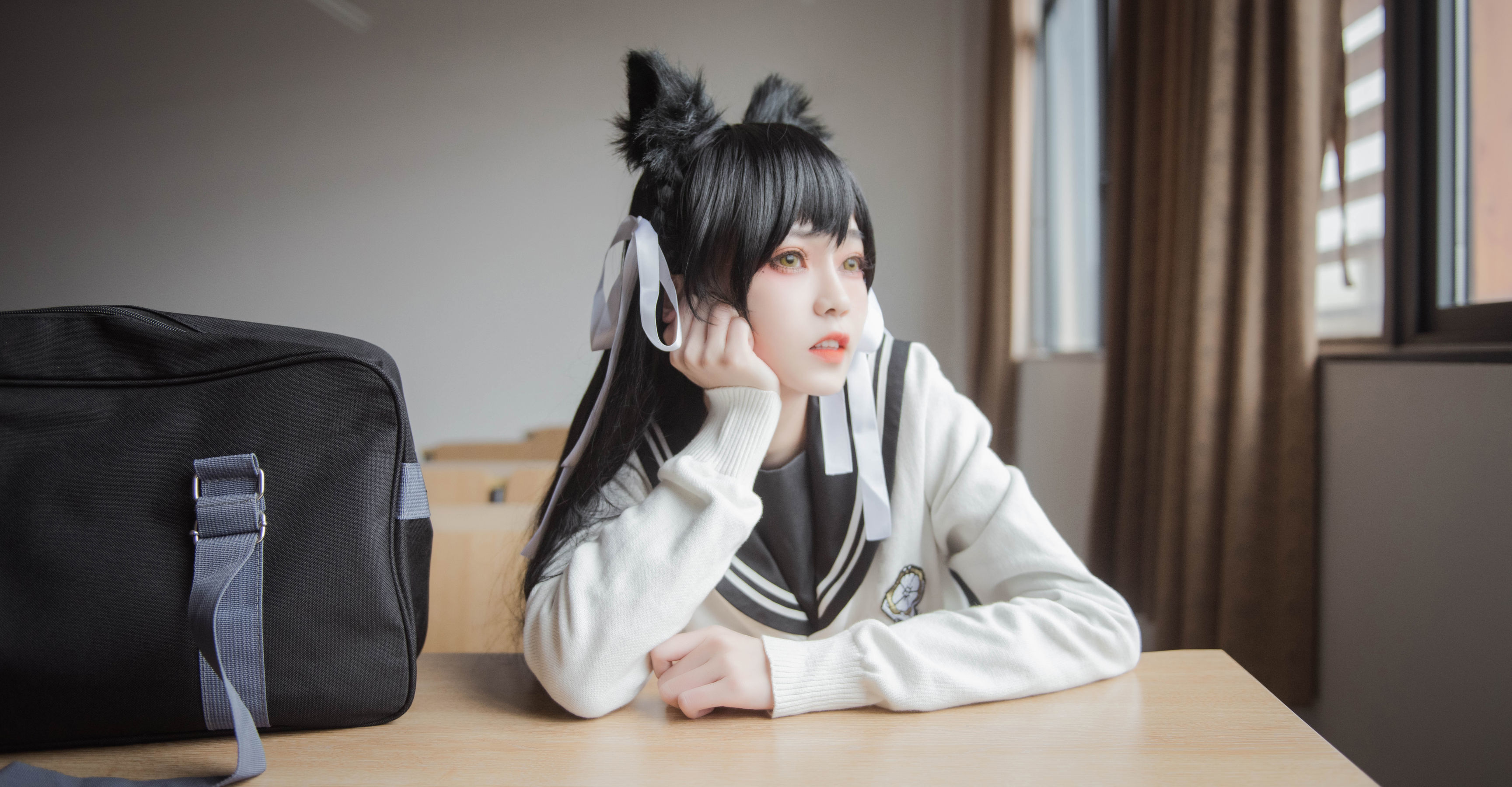 [萝莉COS] 小妖精你的负卿 – 爱宕制服 [10P]