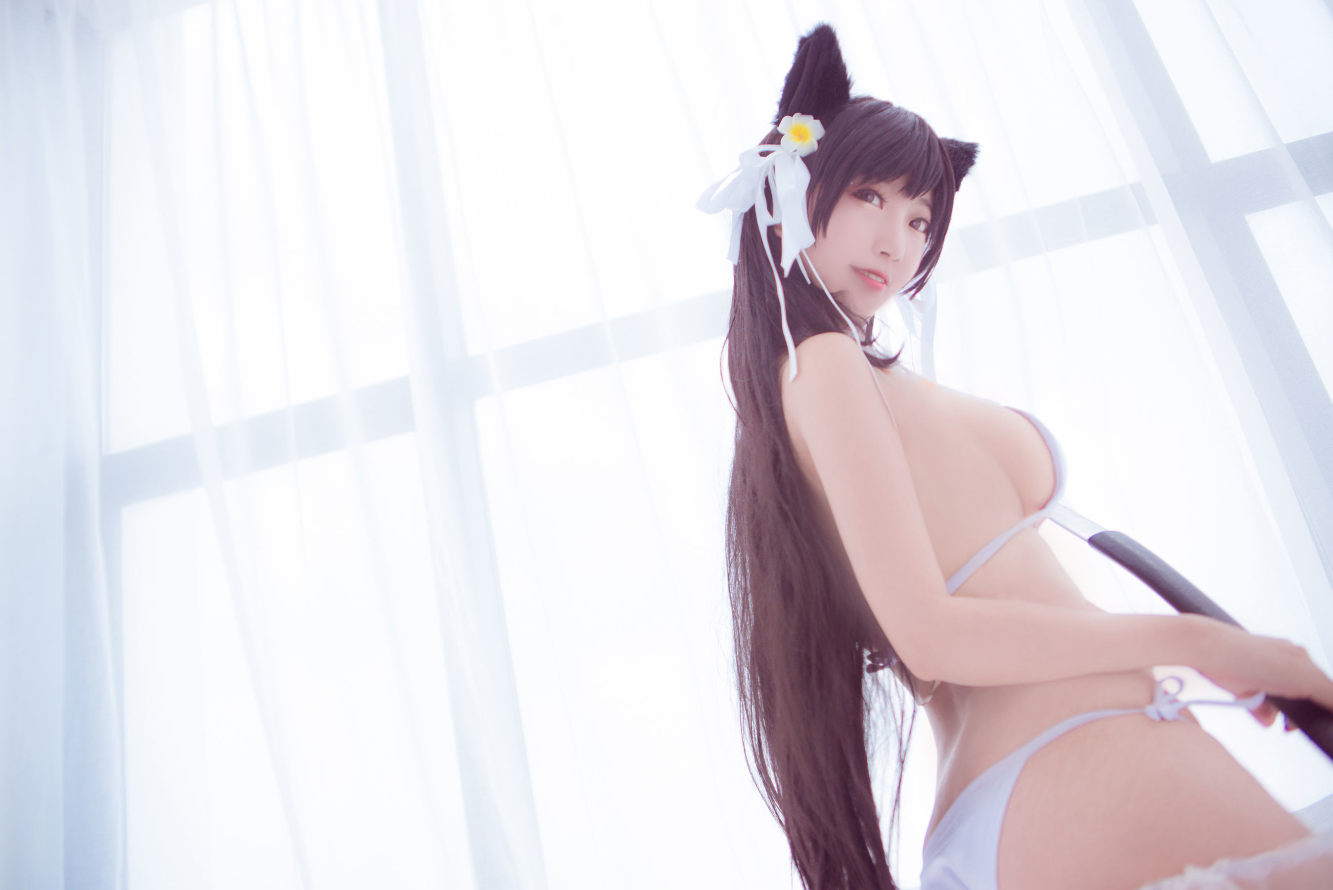 [萝莉COS] 黑川 – 爱宕泳衣 [15P]