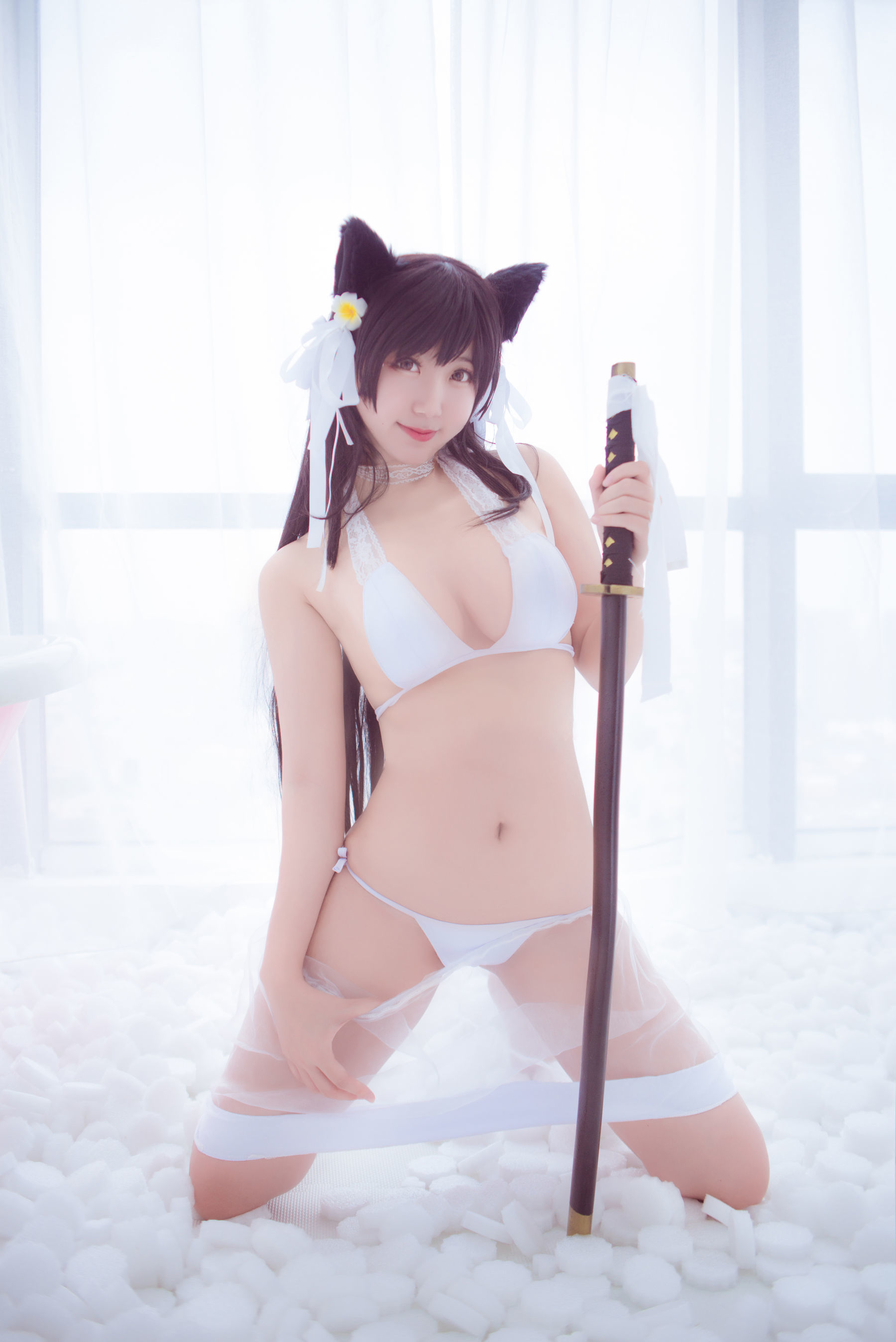 [萝莉COS] 黑川 – 爱宕泳衣 [15P]