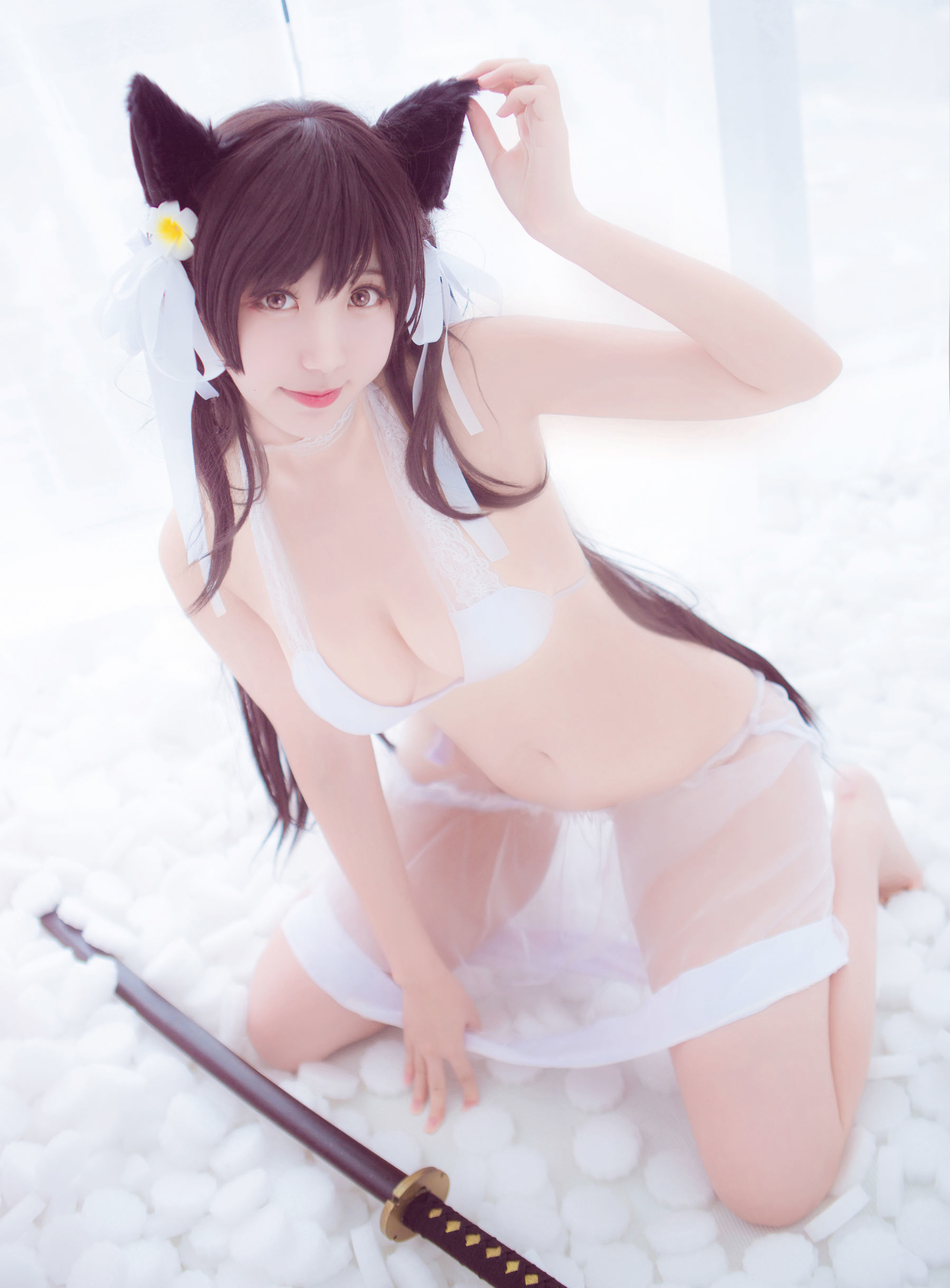 [萝莉COS] 黑川 – 爱宕泳衣 [15P]