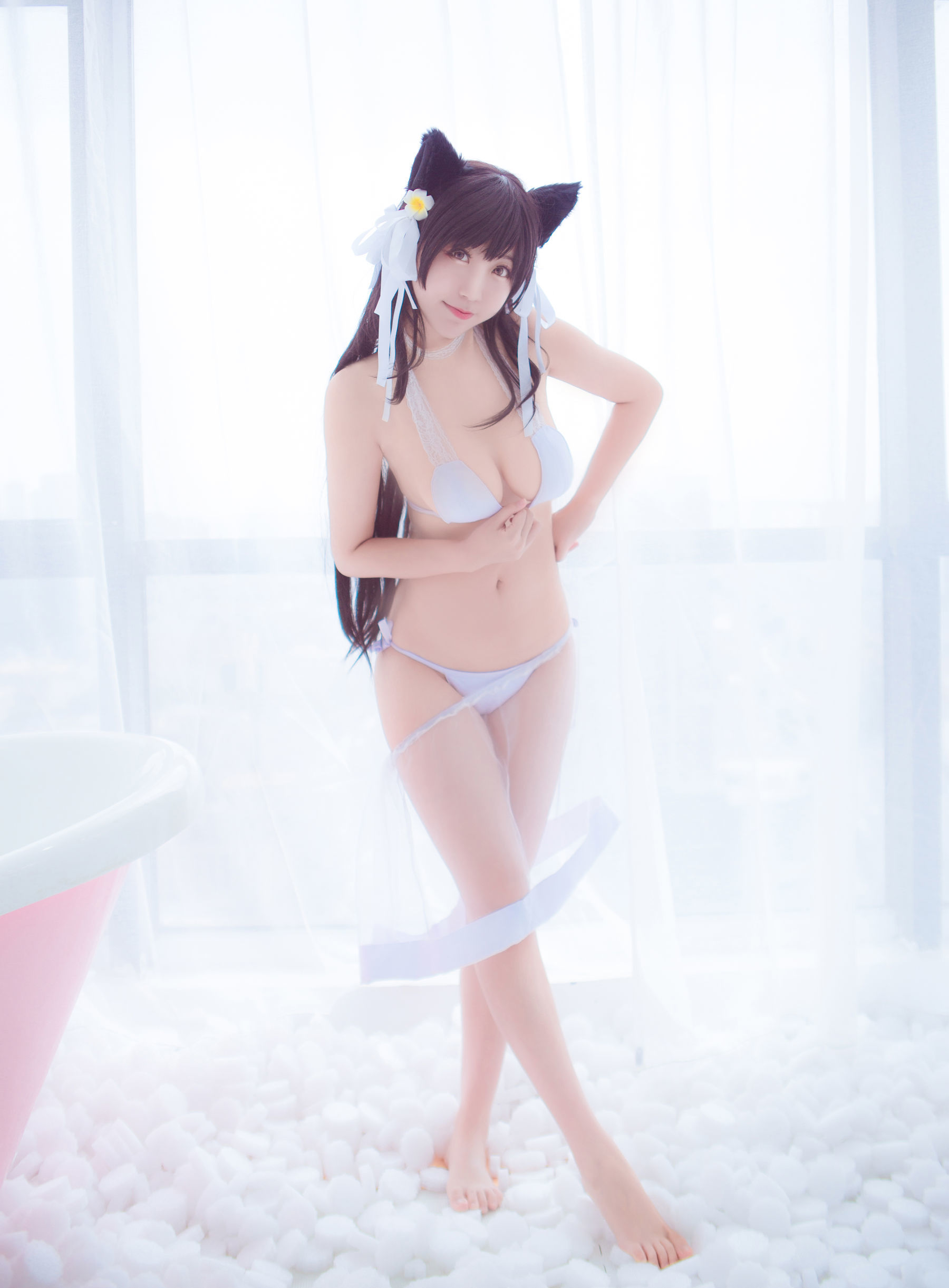 [萝莉COS] 黑川 – 爱宕泳衣 [15P]