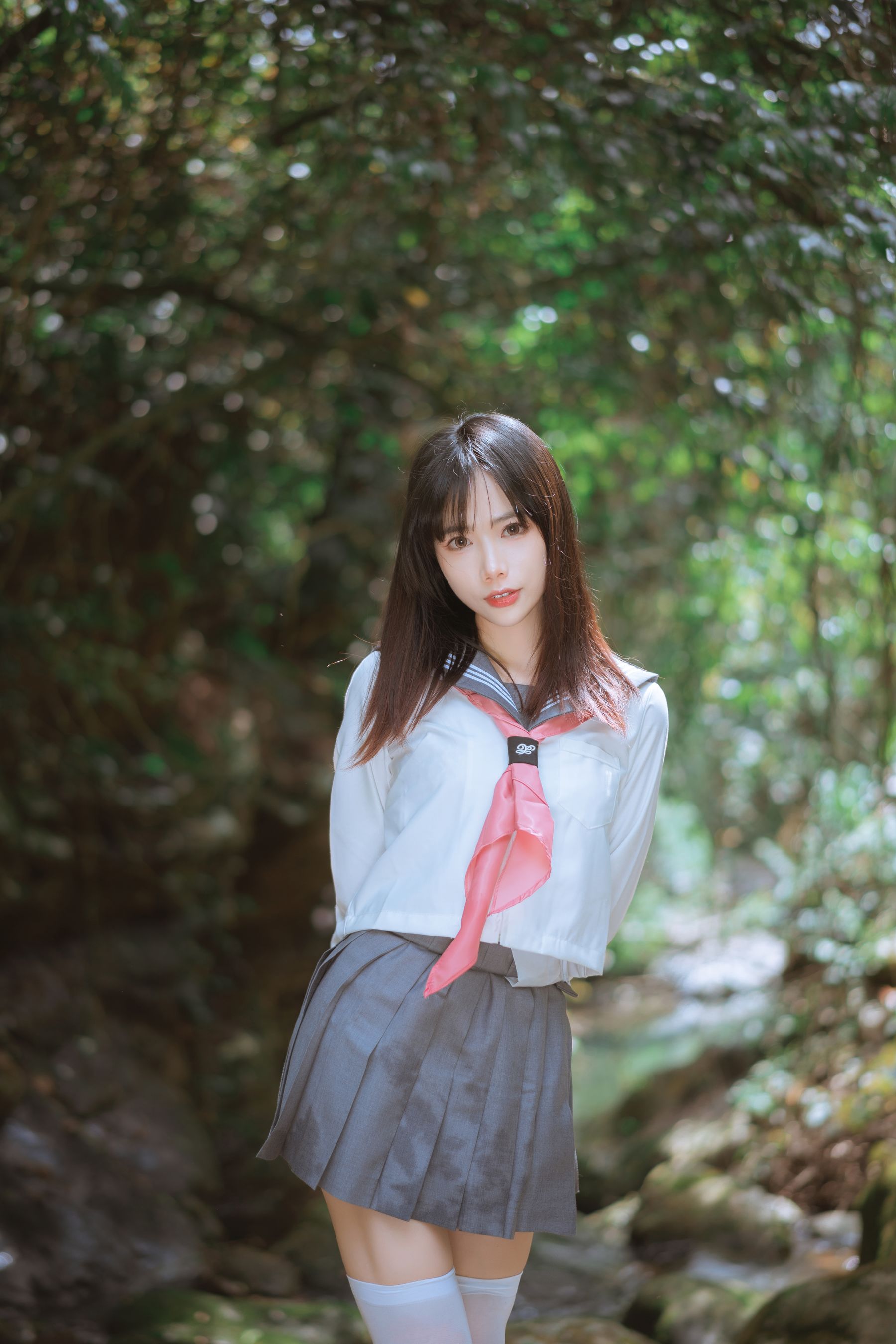 阳光美少女萌芽儿o0 – 请叫我若生 小溪JK百合 [93P]