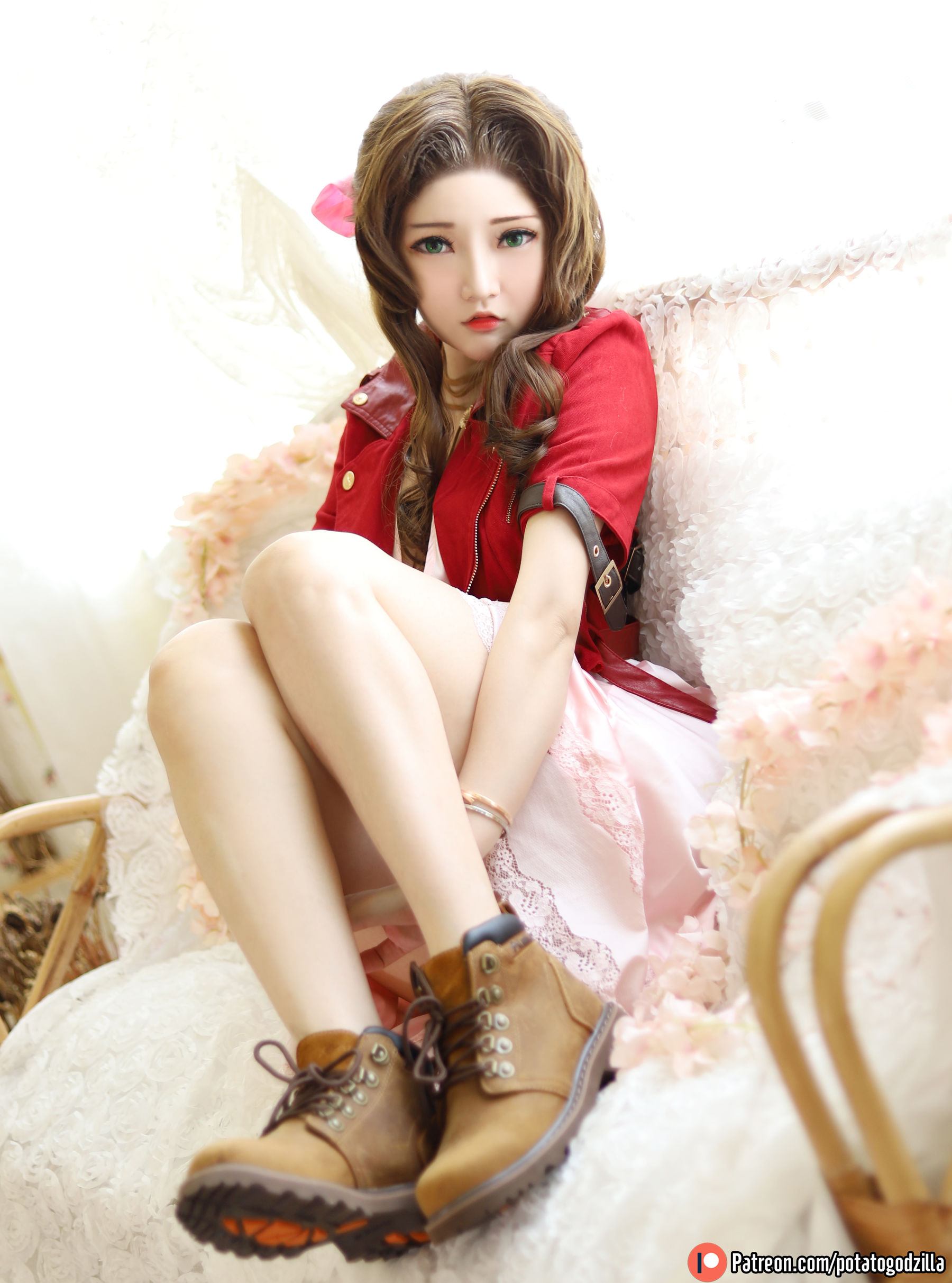 Coser小姐姐Potato Godzilla – Aeris [74P]