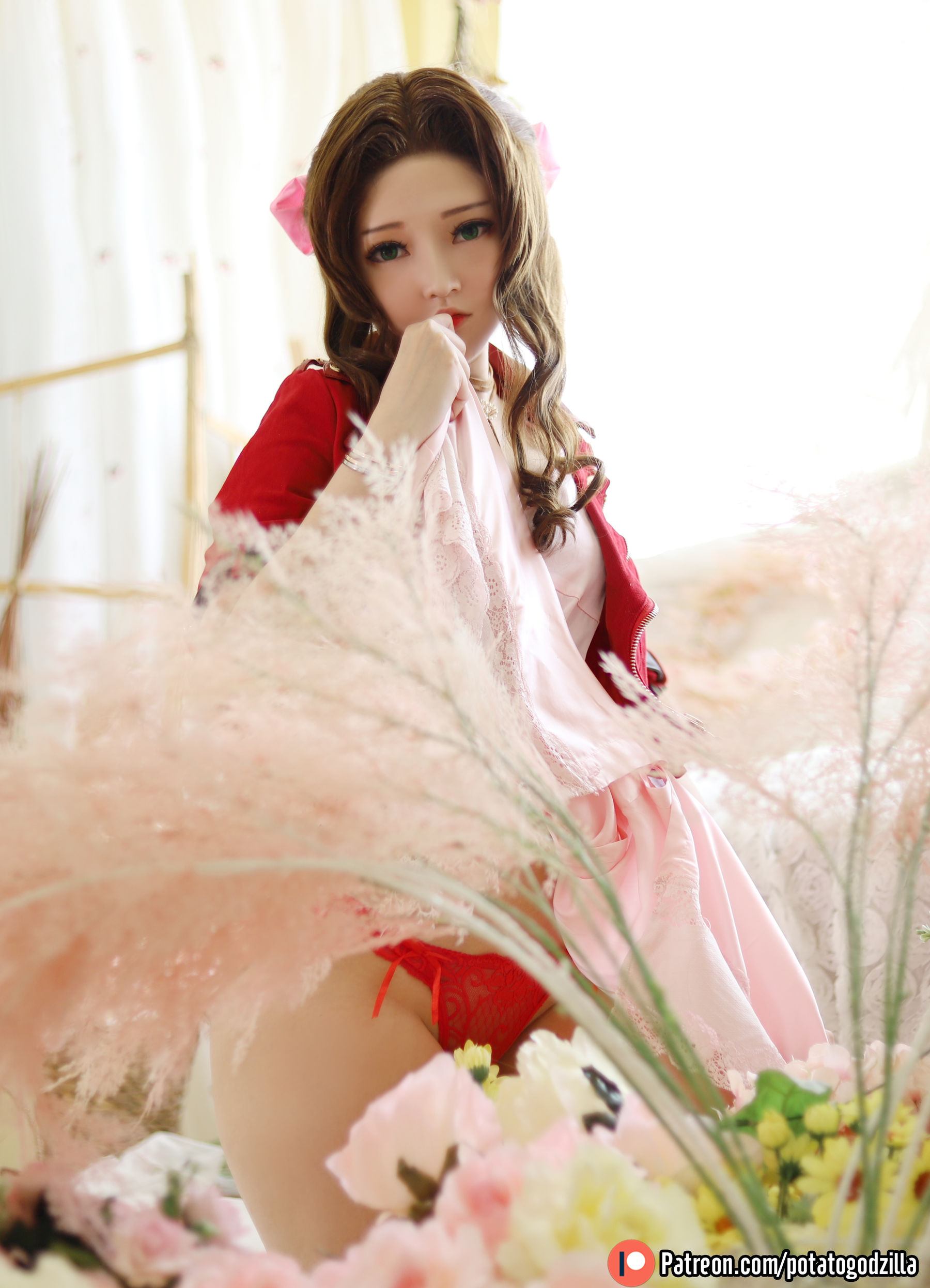 Coser小姐姐Potato Godzilla – Aeris [74P]