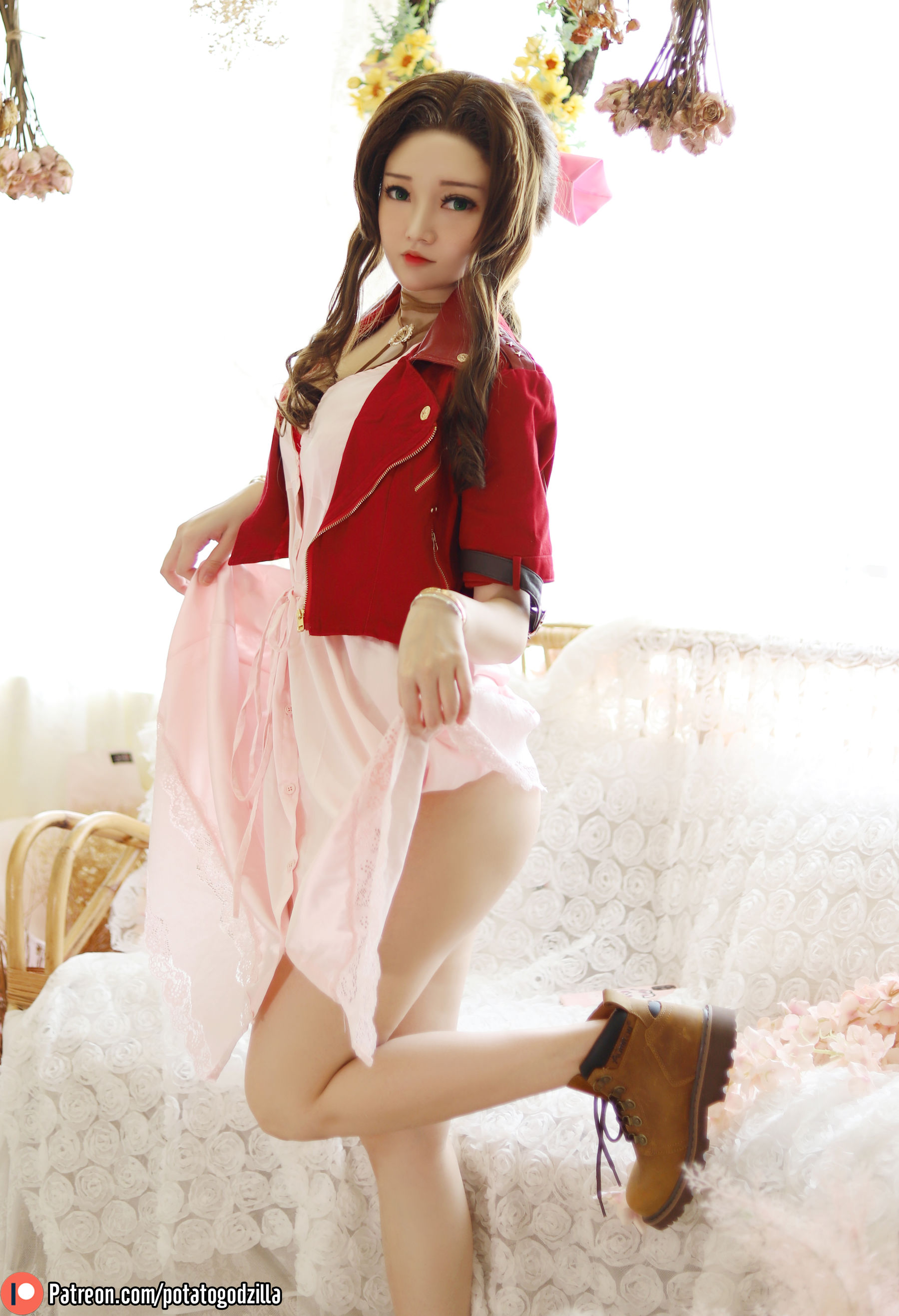 Coser小姐姐Potato Godzilla – Aeris [74P]