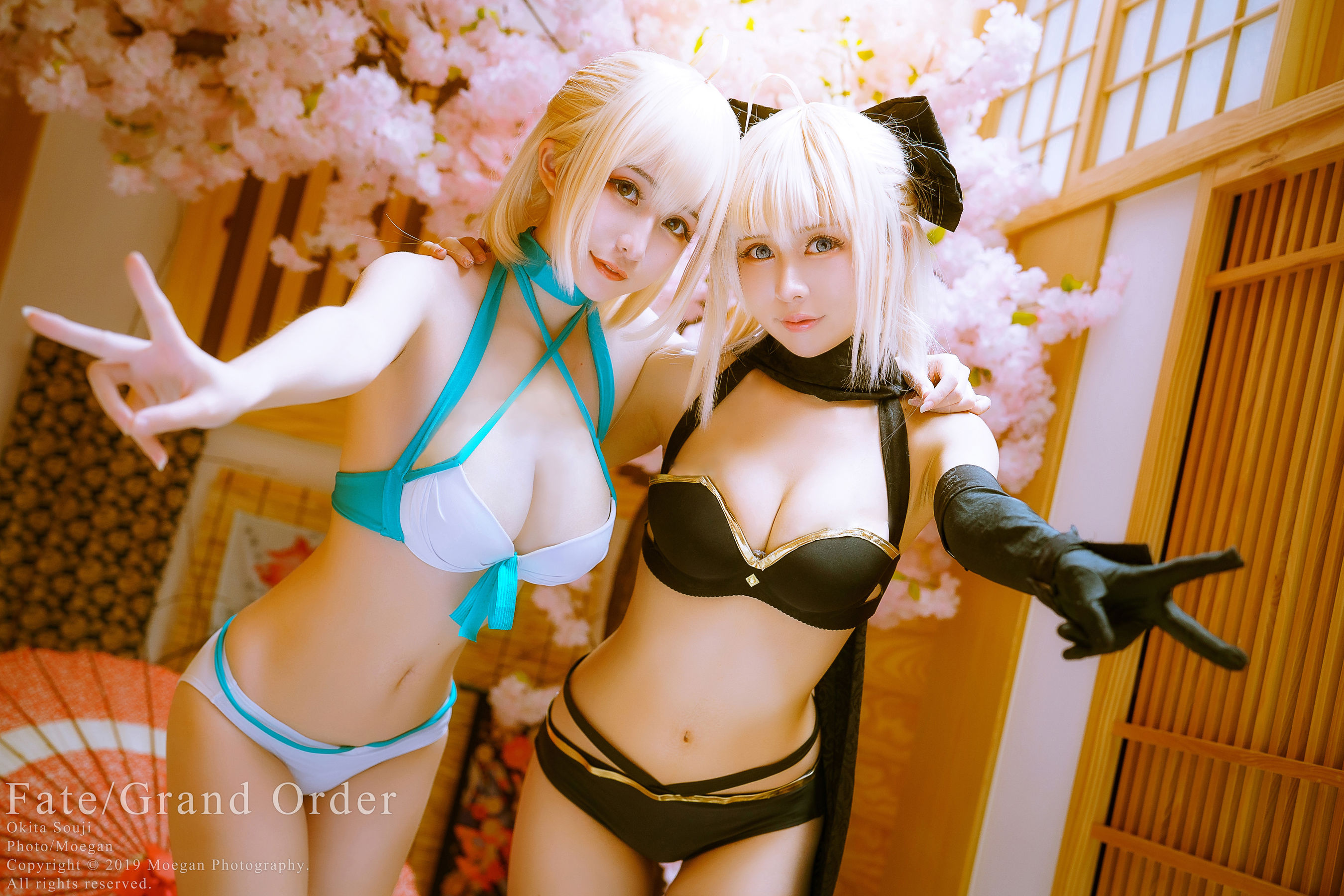 [Cosplay写真] Miyana咪呀 – 沖田総司 水着 [21P]