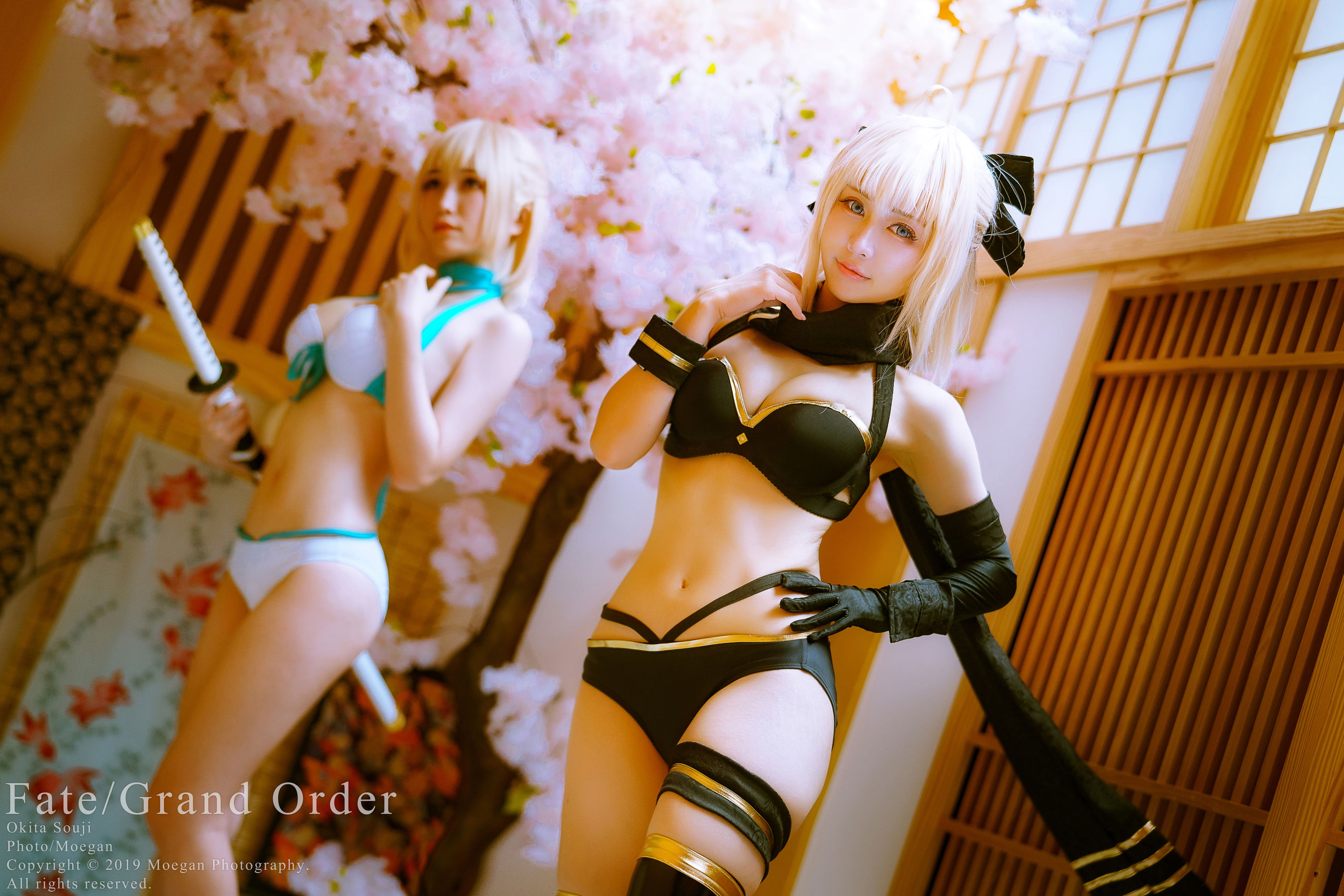 [Cosplay写真] Miyana咪呀 – 沖田総司 水着 [21P]